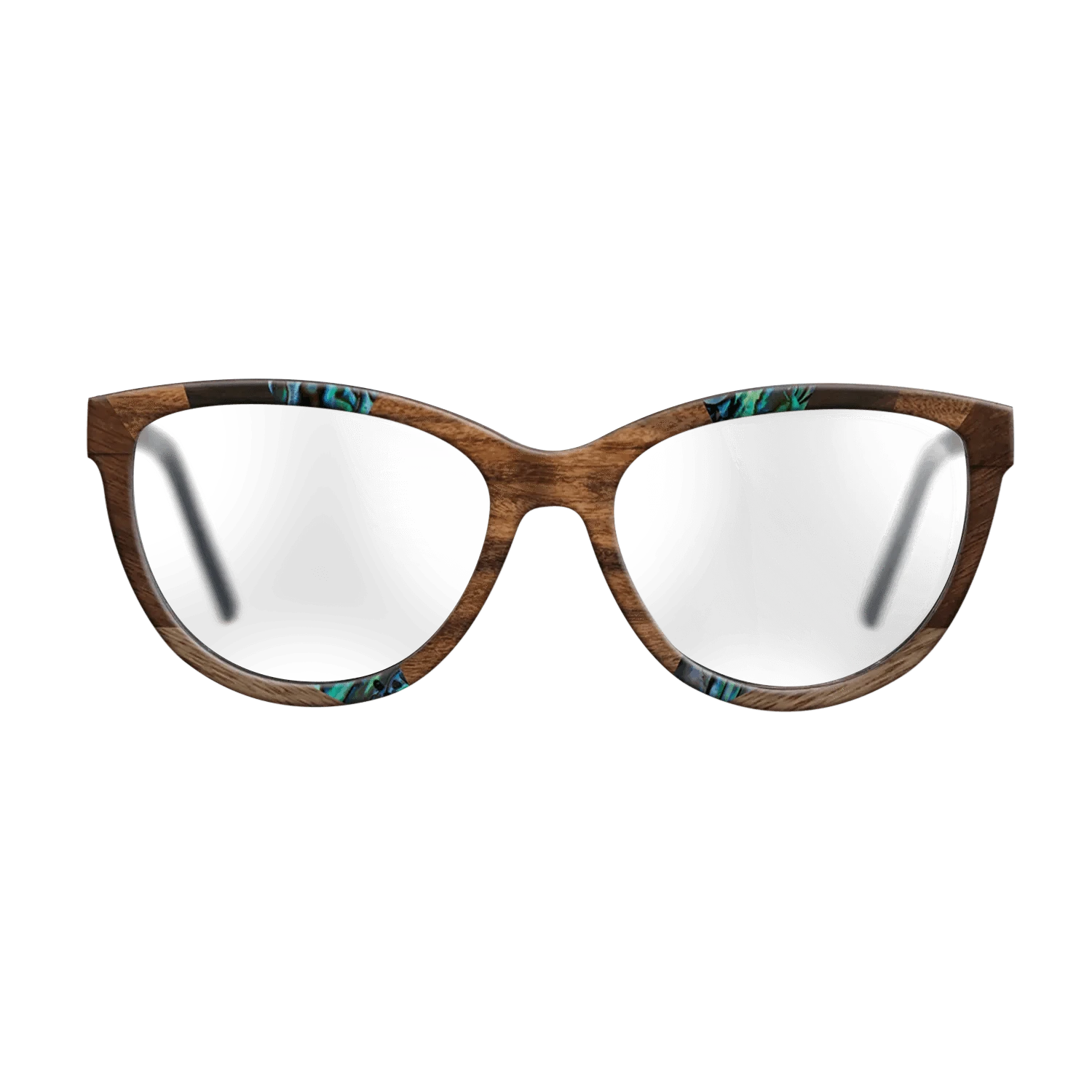 Santos Rosewood Dark,Fumed Oak,Abalone Shell,Ziricote Dark Quartered,Walnut: Straight Grain: Recursive - The Maiden - Cat - 853 - SIRIS wood optic