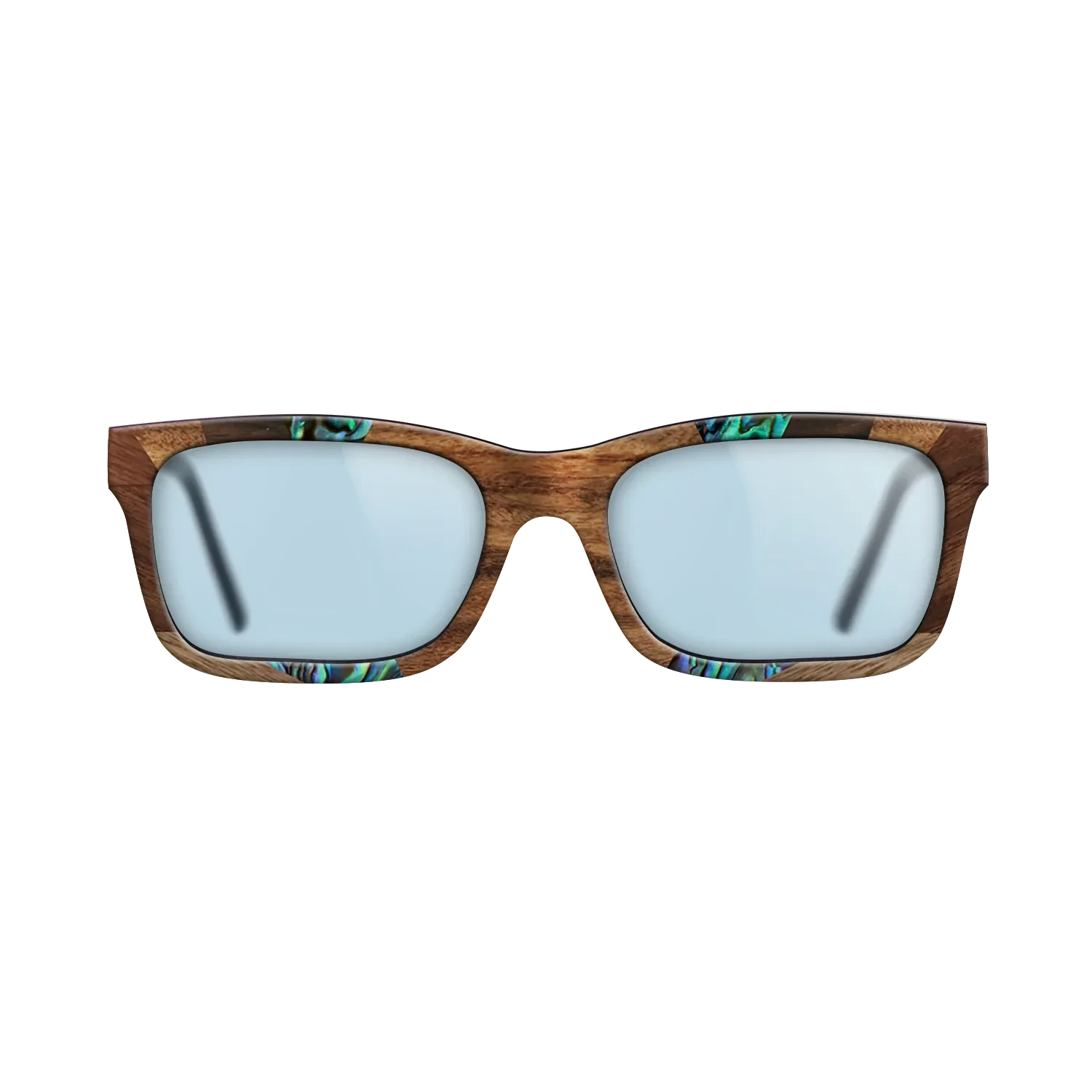Santos Rosewood Dark,Fumed Oak,Abalone Shell,Ziricote Dark Quartered,Walnut: Straight Grain: Recursive - The Sage - Rectangle - 853 - SIRIS wood optic