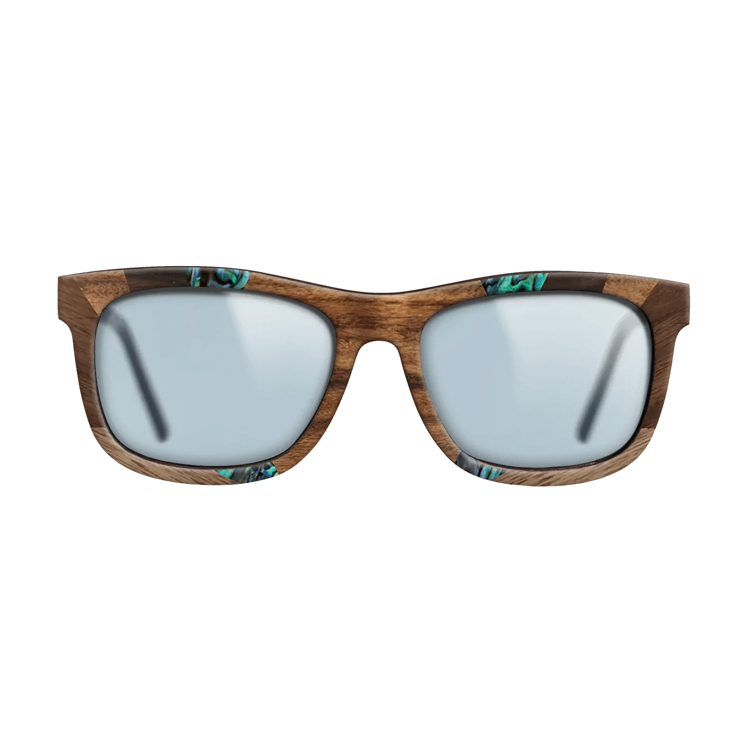 Santos Rosewood Dark,Fumed Oak,Abalone Shell,Ziricote Dark Quartered,Walnut: Straight Grain: Recursive - The Hero - Square - 853 - SIRIS wood optic