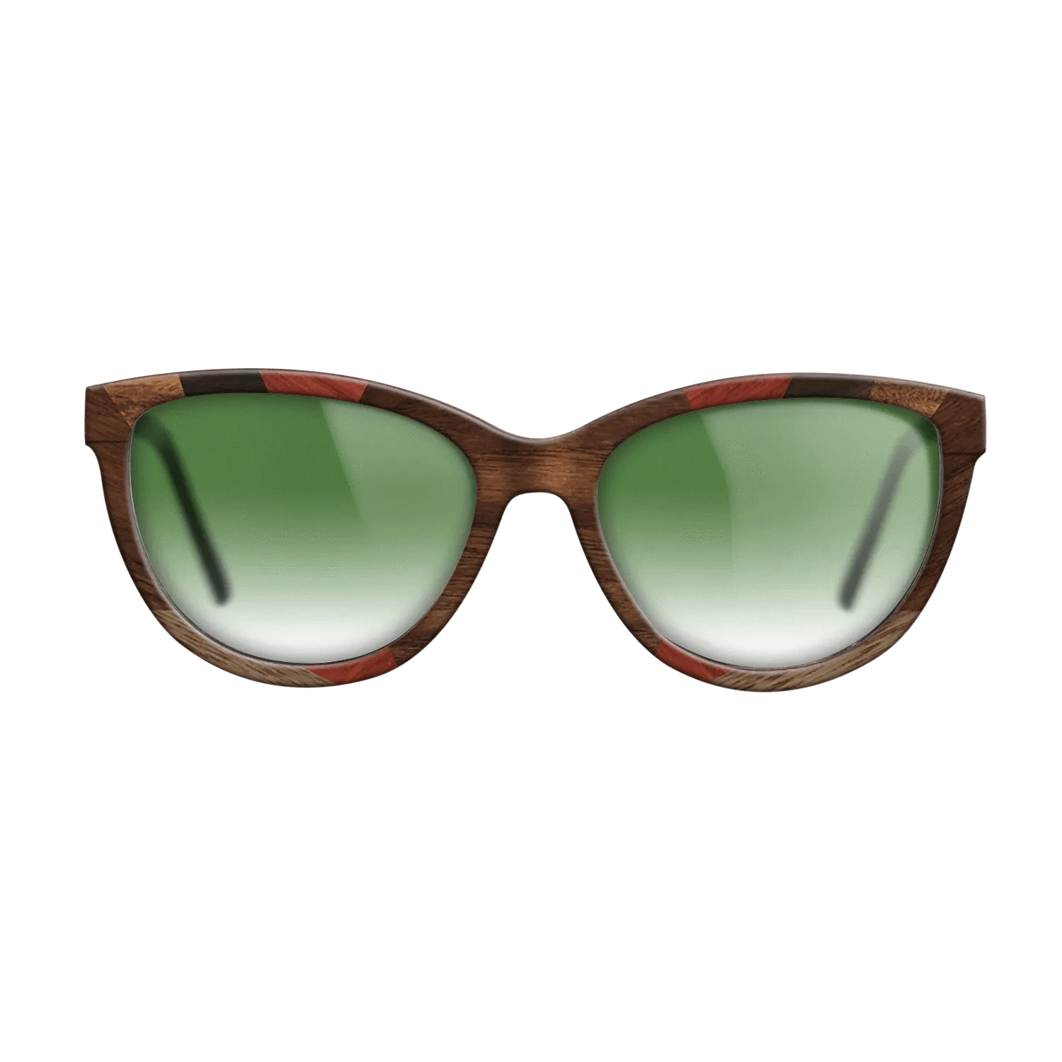 Kingwood,Walnut: Straight Grain,Poplar Dyed: Red,Ziricote Dark Quartered: Recursive - The Maiden - Cat - 996 - SIRIS wood optic