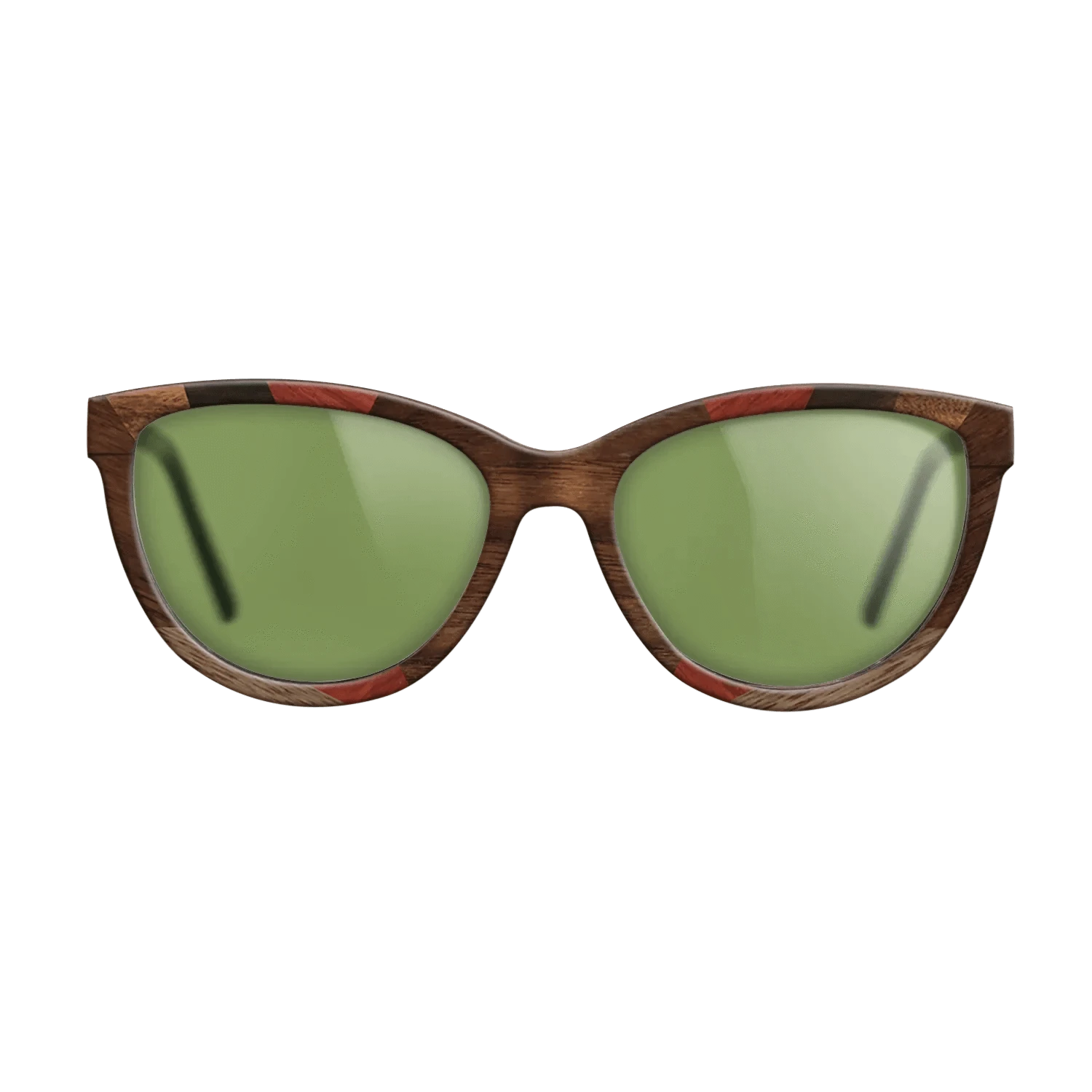 Kingwood,Walnut: Straight Grain,Poplar Dyed: Red,Ziricote Dark Quartered: Recursive - The Maiden - Cat - 996 - SIRIS wood optic