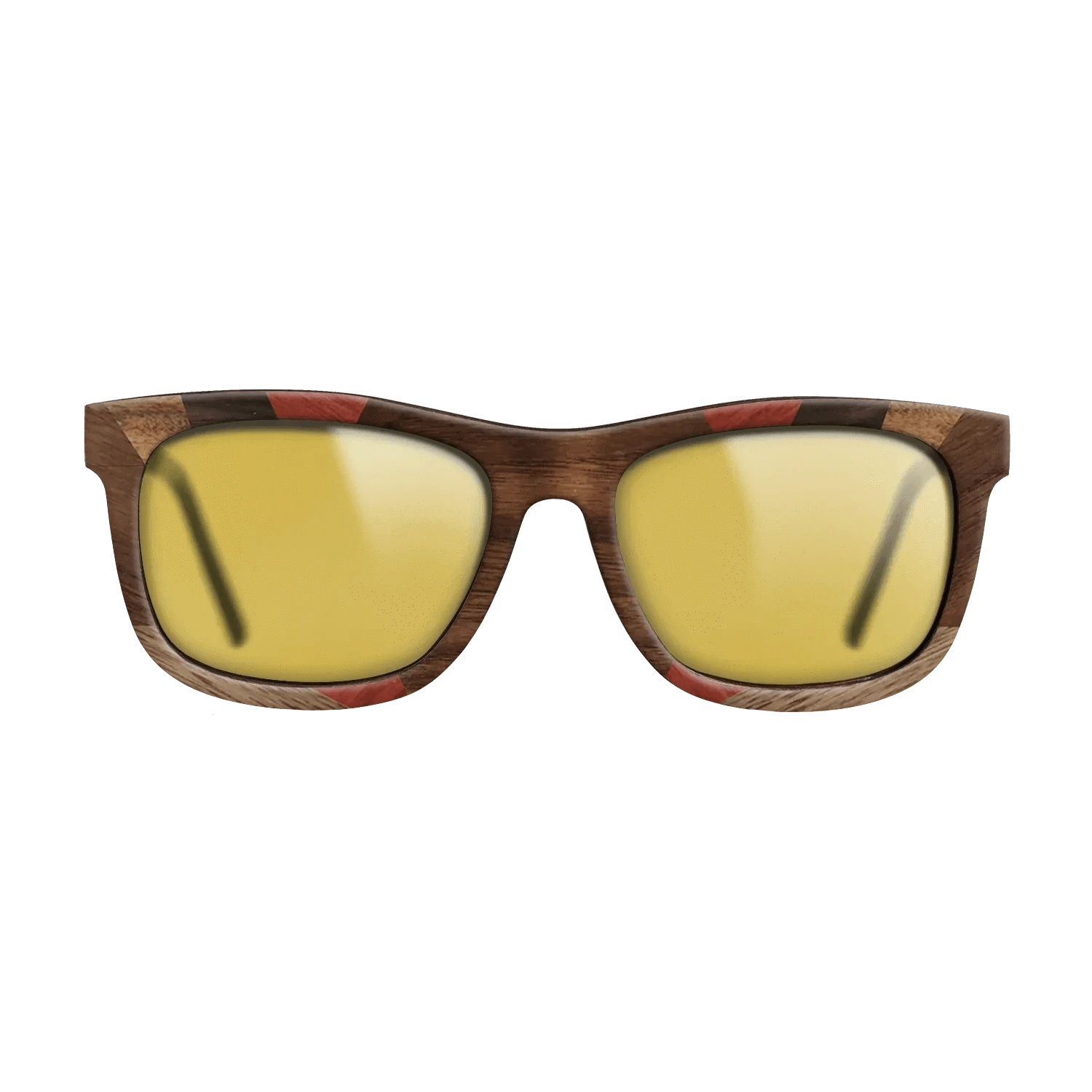 Kingwood,Walnut: Straight Grain,Poplar Dyed: Red,Ziricote Dark Quartered: Recursive - The Hero - Square - 996 - SIRIS wood optic