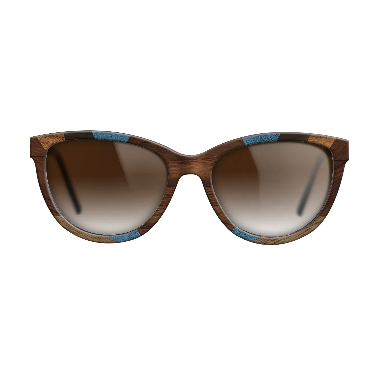 Walnut: Straight Grain,Ziricote Dark Quartered,Poplar Dyed: Blue Denim,Ziricote Light Quartered,Walnut Claro Light,Walnut Claro Dark: Recursive - The Maiden - Cat - 1815 - SIRIS wood optic