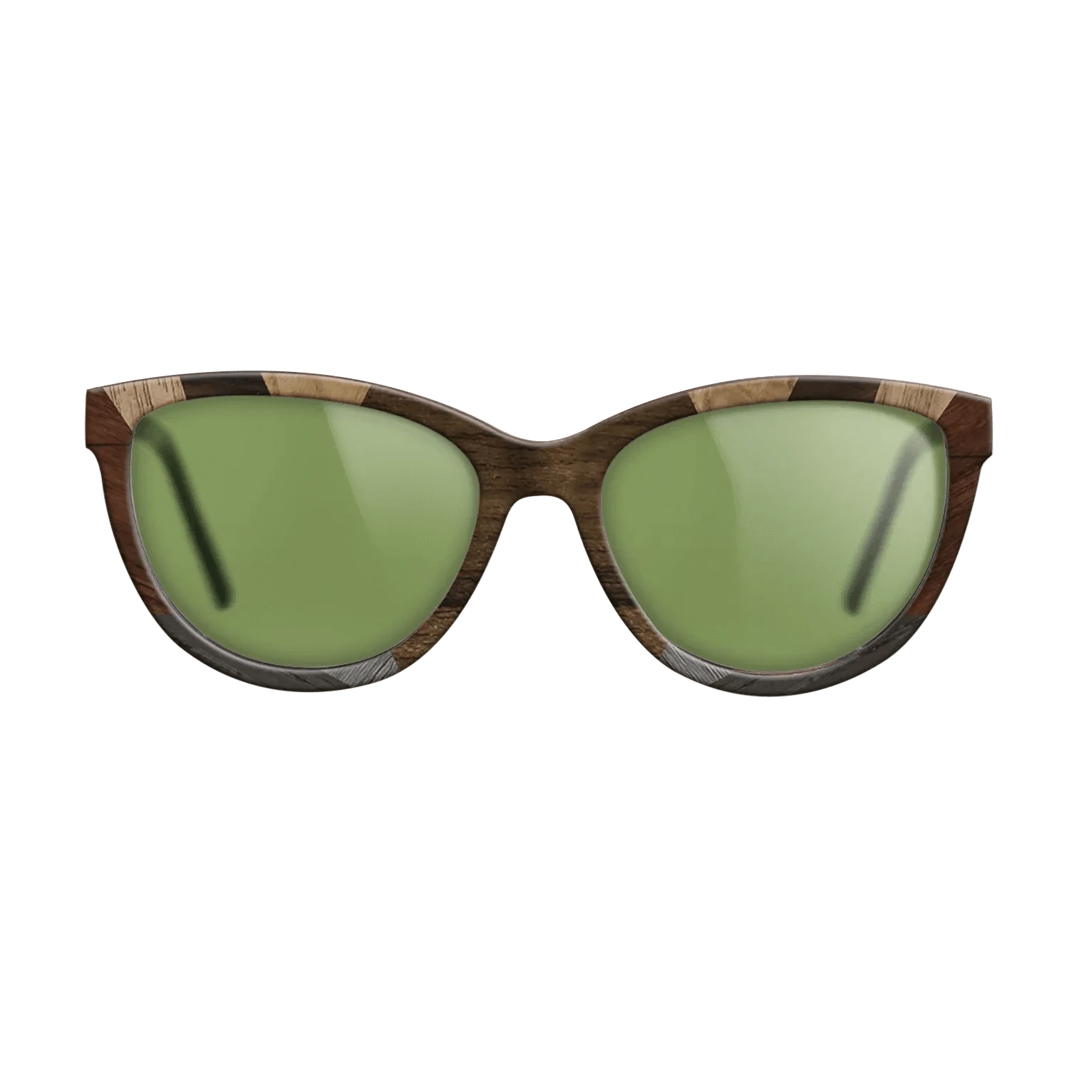 Ziricote Dark Quartered,Walnut Burl,Walnut: Straight Grain,Poplar Dyed: Grey,Walnut Claro Dark: Recursive - The Maiden - Cat - 1302 - SIRIS wood optic