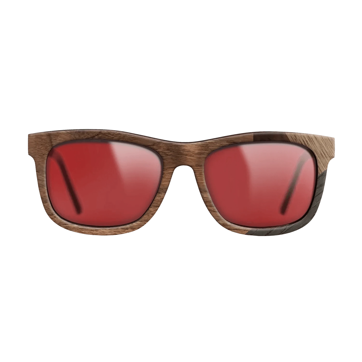 Walnut Claro Light,Fumed Oak,Walnut Burl,Ziricote Light Quartered: Mosaic - The Hero - Square - 1908 - SIRIS wood optic