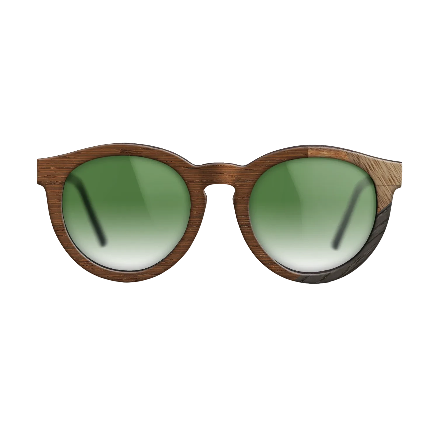 Wenge,Walnut: Straight Grain,Fumed Oak,Santos Rosewood Light: Mosaic - The Rebel - Round - 1653 - SIRIS wood optic