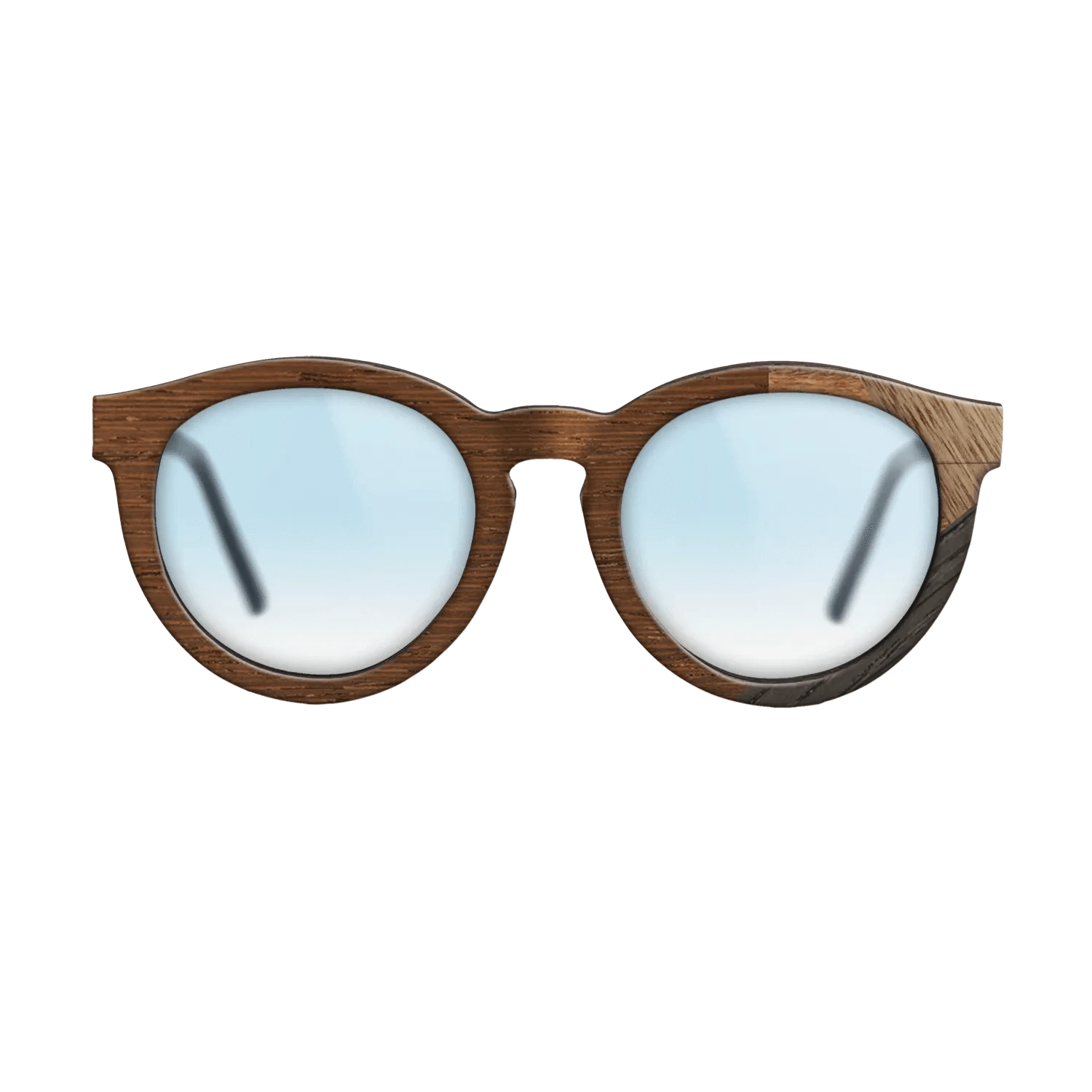 Wenge,Walnut: Straight Grain,Fumed Oak,Santos Rosewood Light: Mosaic - The Rebel - Round - 1653 - SIRIS wood optic