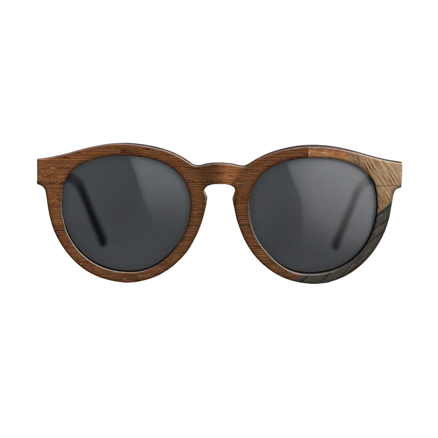 Wenge,Walnut: Straight Grain,Fumed Oak,Santos Rosewood Light: Mosaic - The Rebel - Round - 1653 - SIRIS wood optic