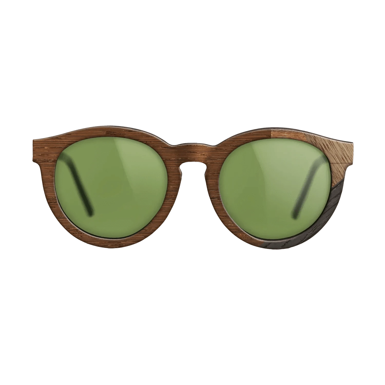 Wenge,Walnut: Straight Grain,Fumed Oak,Santos Rosewood Light: Mosaic - The Rebel - Round - 1653 - SIRIS wood optic