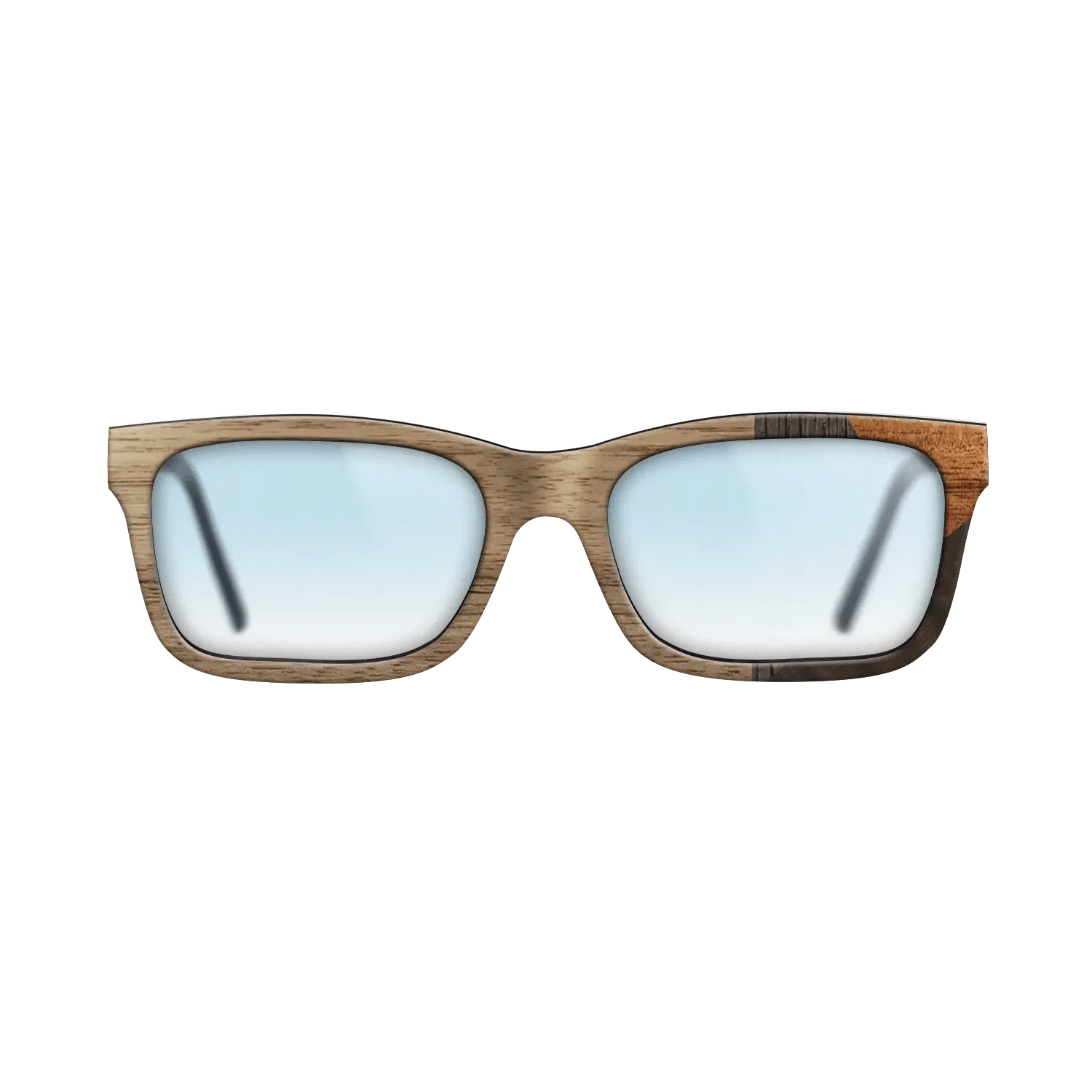 Walnut: Straight Grain,Fumed Oak,Koa,Fumed Eucalyptus: Mosaic - The Sage - Rectangle - 2030 - SIRIS wood optic