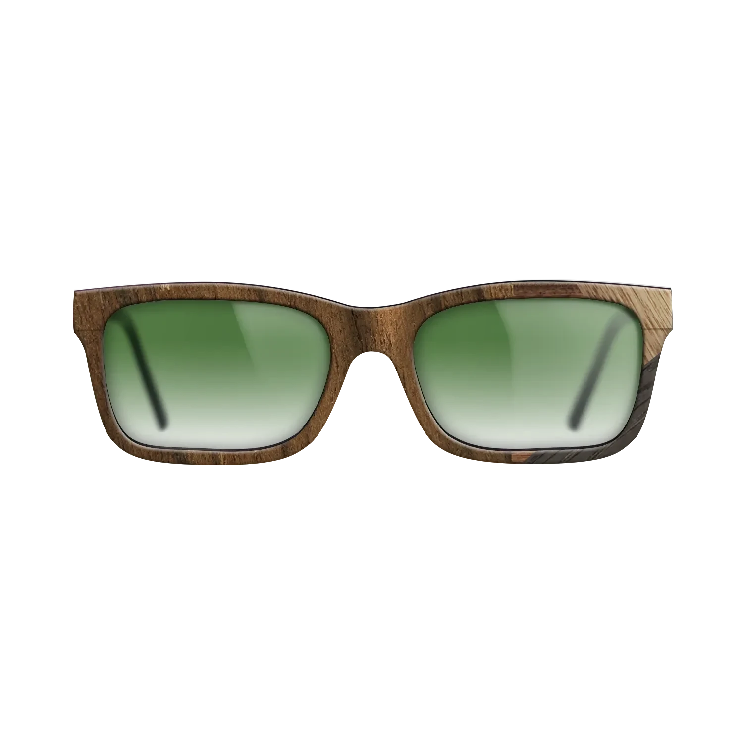 Walnut: Straight Grain,Ziricote Light Quartered,Santos Rosewood Dark: Mosaic - The Sage - Rectangle - 1300 - SIRIS wood optic