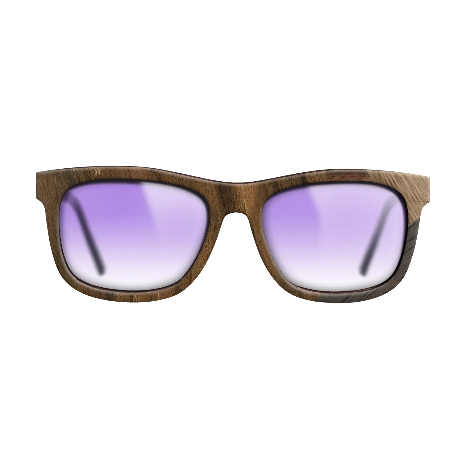 Walnut: Straight Grain,Ziricote Light Quartered,Santos Rosewood Dark: Mosaic - The Hero - Square - 1300 - SIRIS wood optic