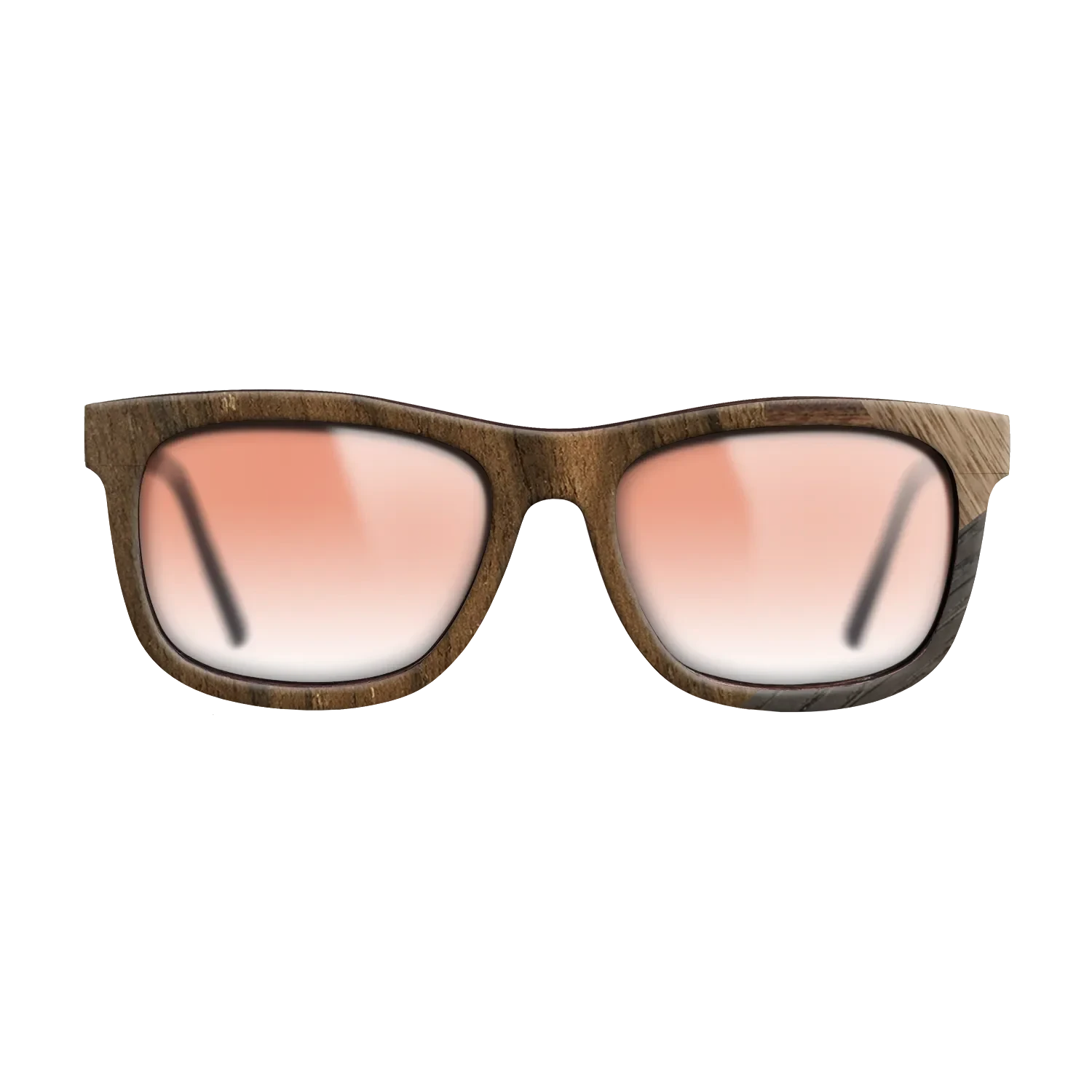 Walnut: Straight Grain,Ziricote Light Quartered,Santos Rosewood Dark: Mosaic - The Hero - Square - 1300 - SIRIS wood optic