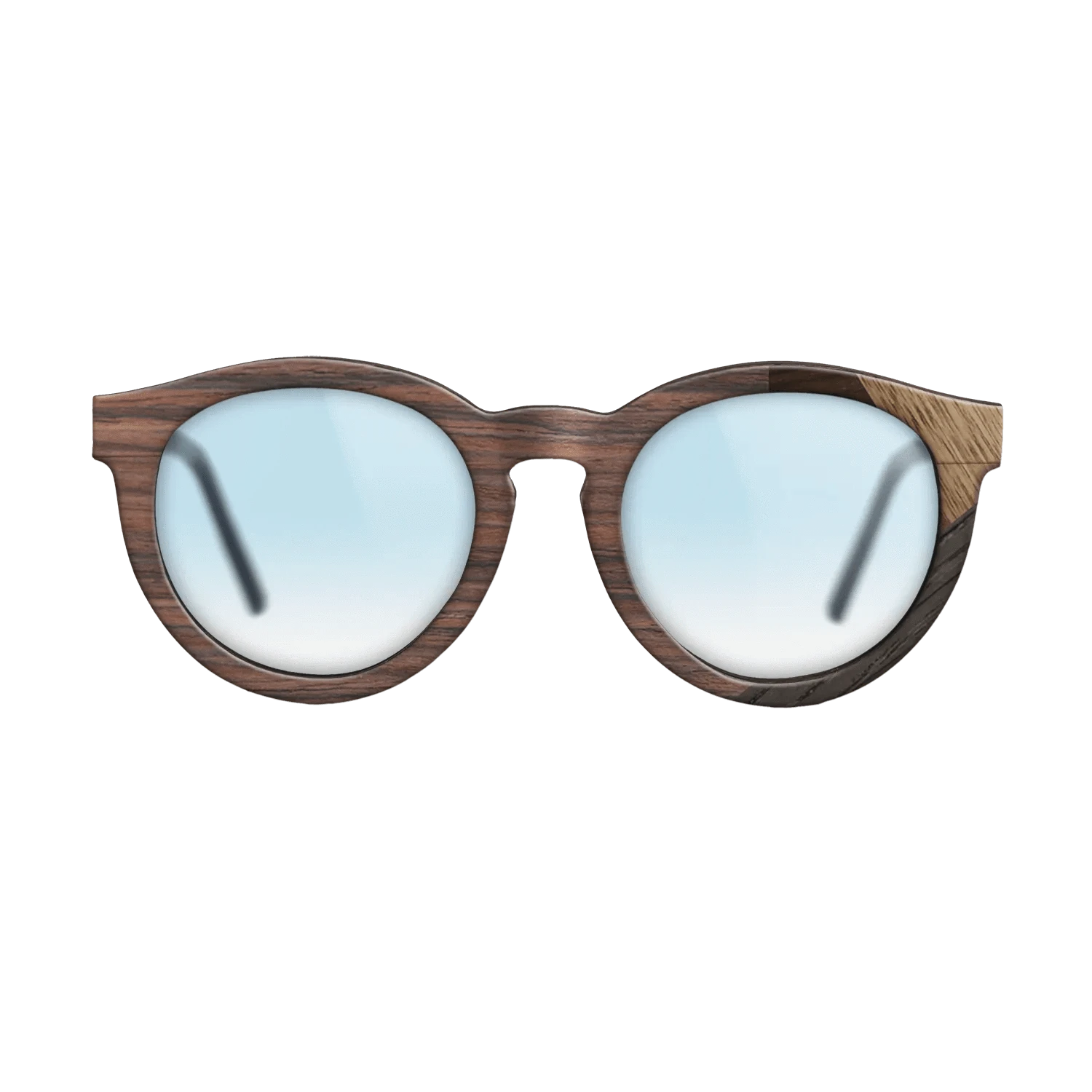 Rosewood Reconstituted,Walnut: Straight Grain,Fumed Oak,Ziricote Dark Quartered: Mosaic - The Rebel - Round - 1499 - SIRIS wood optic