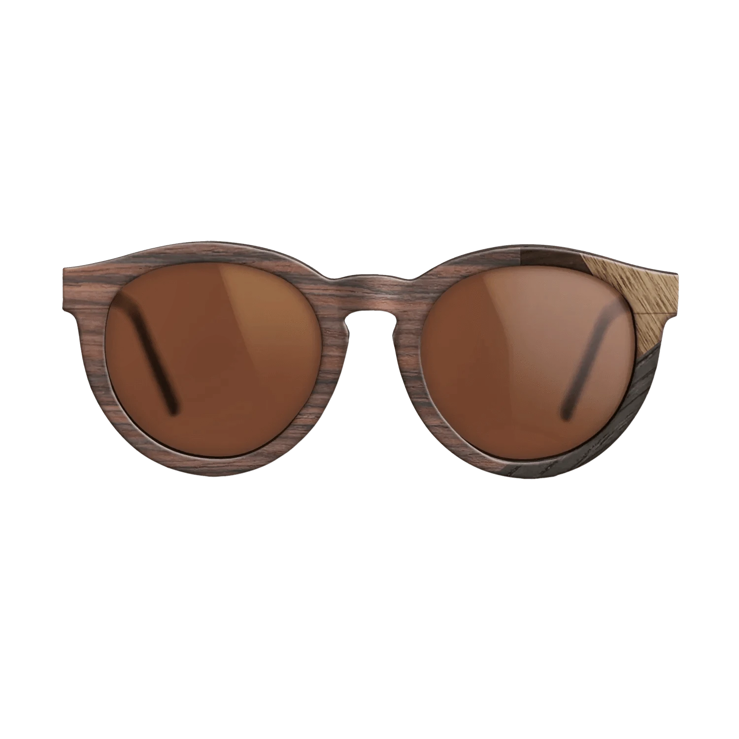 Rosewood Reconstituted,Walnut: Straight Grain,Fumed Oak,Ziricote Dark Quartered: Mosaic - The Rebel - Round - 1499 - SIRIS wood optic
