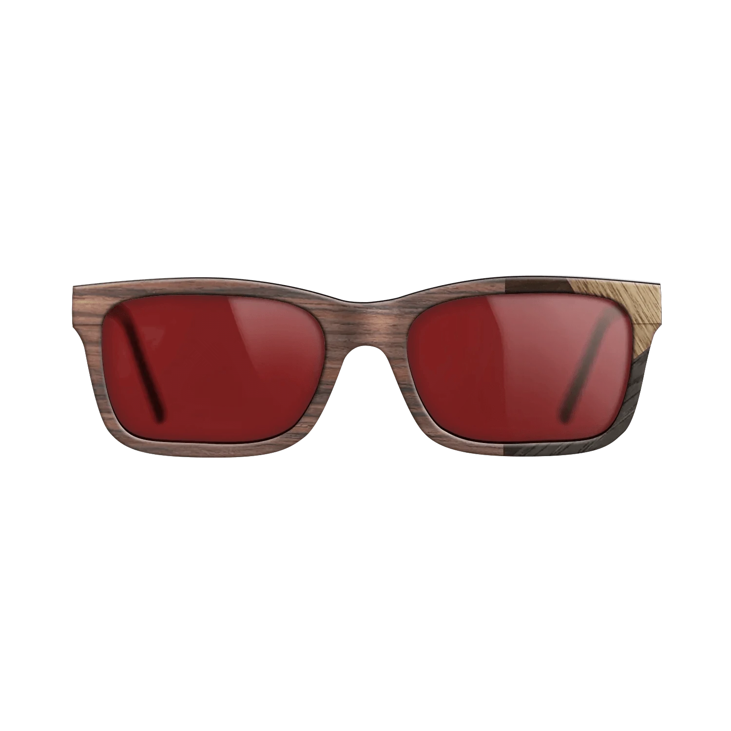 Rosewood Reconstituted,Walnut: Straight Grain,Fumed Oak,Ziricote Dark Quartered: Mosaic - The Sage - Rectangle - 1499 - SIRIS wood optic