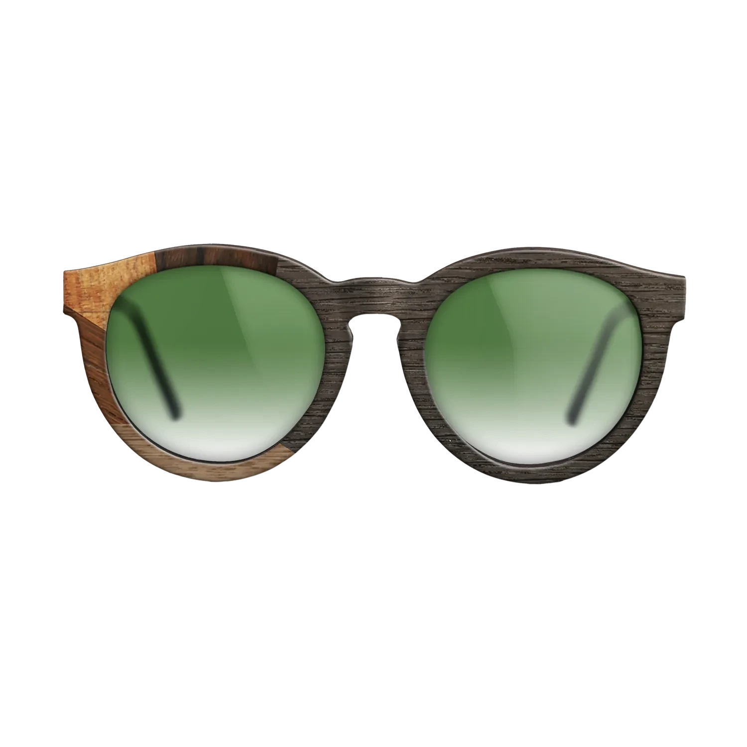 Walnut: Straight Grain,Ziricote Dark Quartered,Koa,Wenge,Fumed Oak: Mosaic - The Rebel - Round - 1841 - SIRIS wood optic