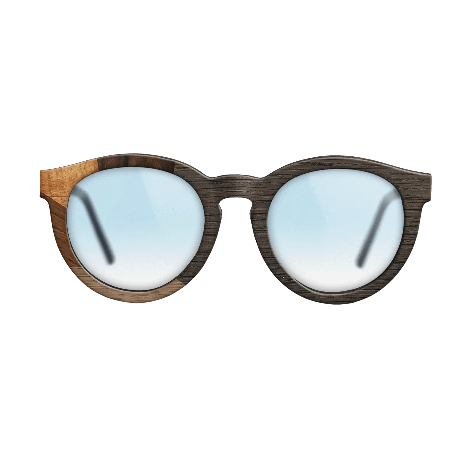 Walnut: Straight Grain,Ziricote Dark Quartered,Koa,Wenge,Fumed Oak: Mosaic - The Rebel - Round - 1841 - SIRIS wood optic