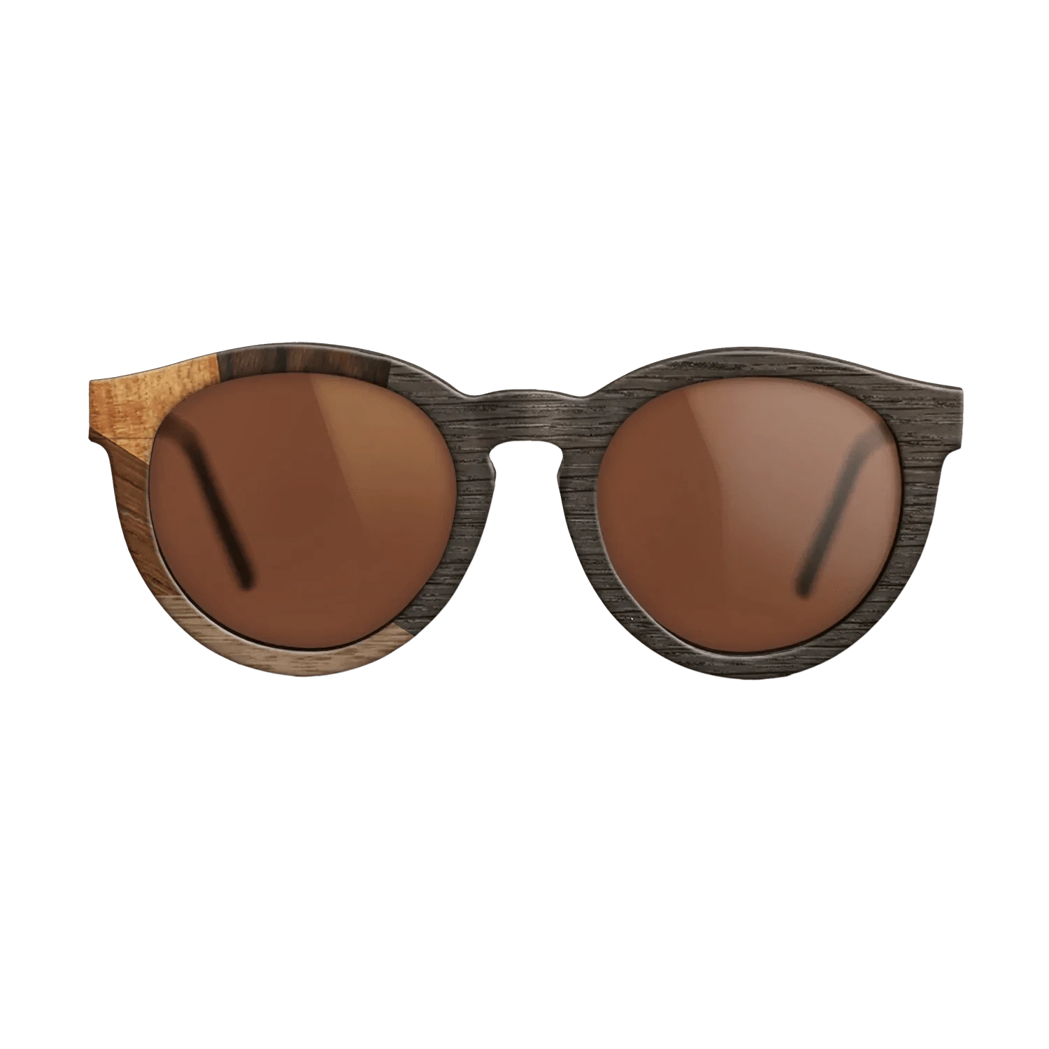 Walnut: Straight Grain,Ziricote Dark Quartered,Koa,Wenge,Fumed Oak: Mosaic - The Rebel - Round - 1841 - SIRIS wood optic
