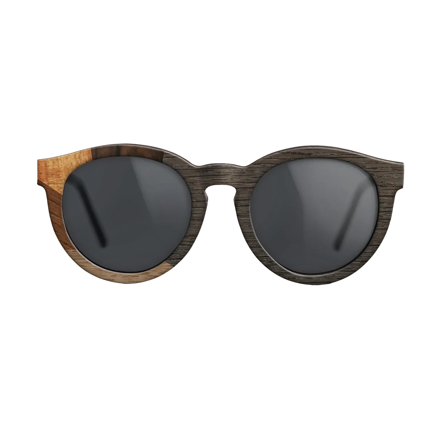 Walnut: Straight Grain,Ziricote Dark Quartered,Koa,Wenge,Fumed Oak: Mosaic - The Rebel - Round - 1841 - SIRIS wood optic