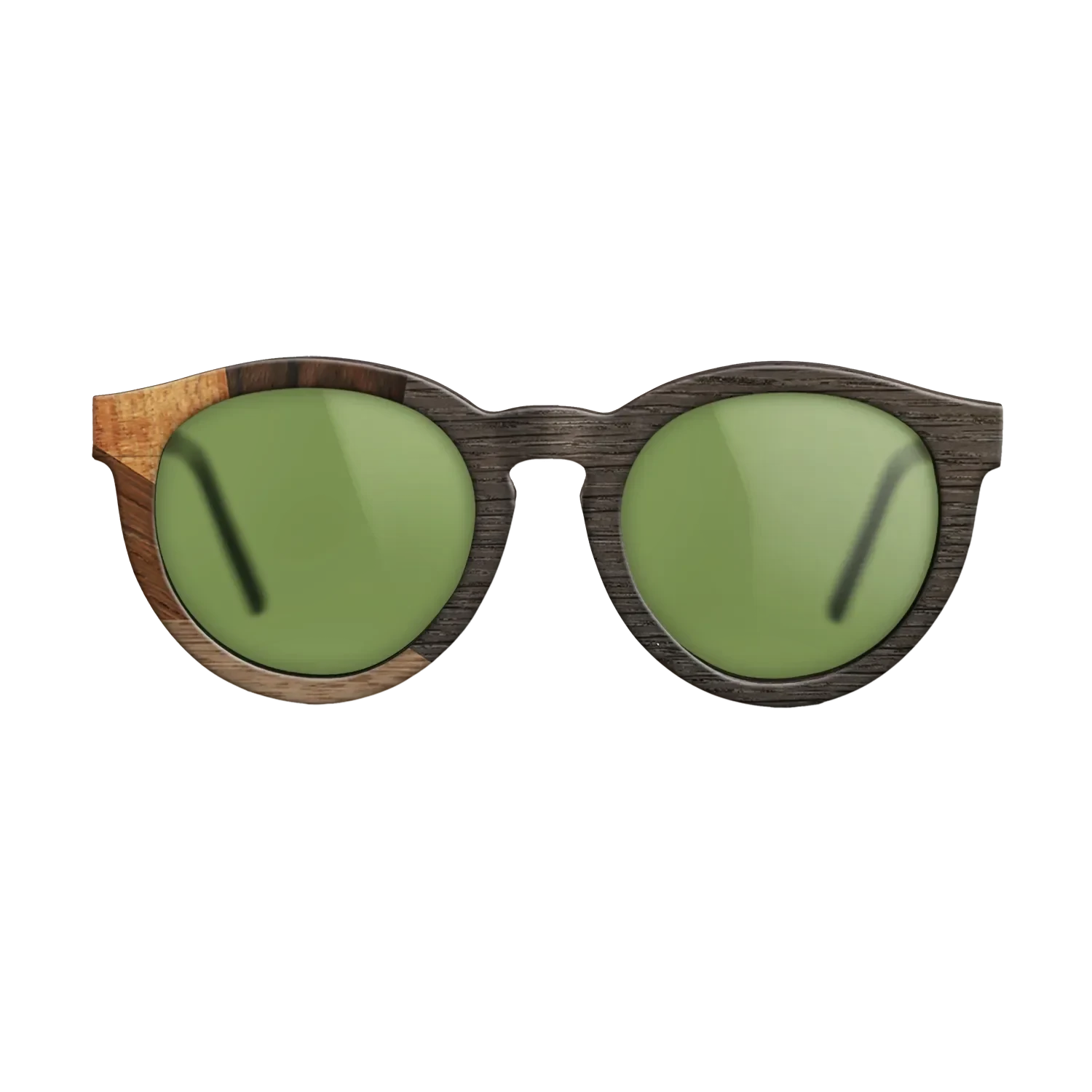 Walnut: Straight Grain,Ziricote Dark Quartered,Koa,Wenge,Fumed Oak: Mosaic - The Rebel - Round - 1841 - SIRIS wood optic