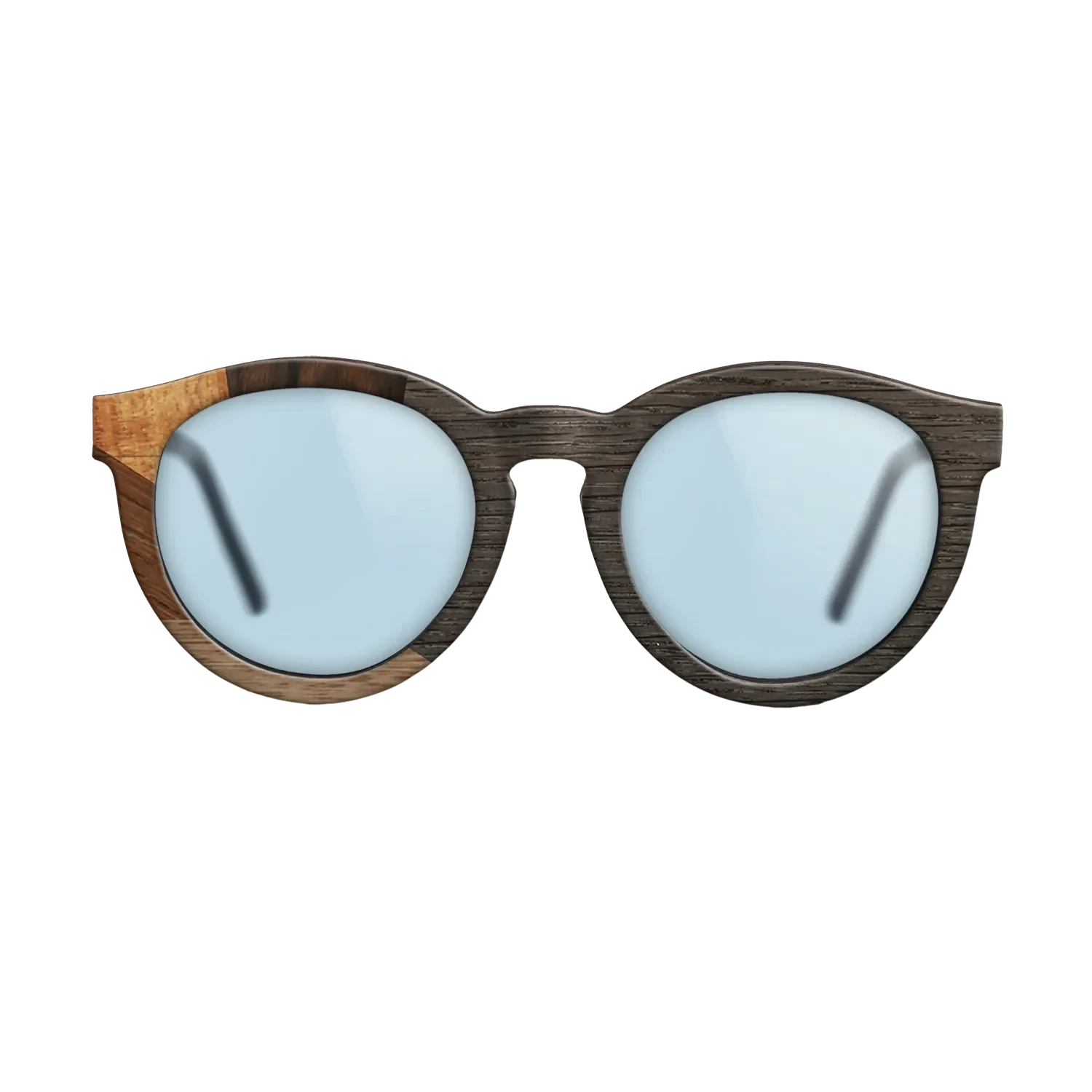 Walnut: Straight Grain,Ziricote Dark Quartered,Koa,Wenge,Fumed Oak: Mosaic - The Rebel - Round - 1841 - SIRIS wood optic