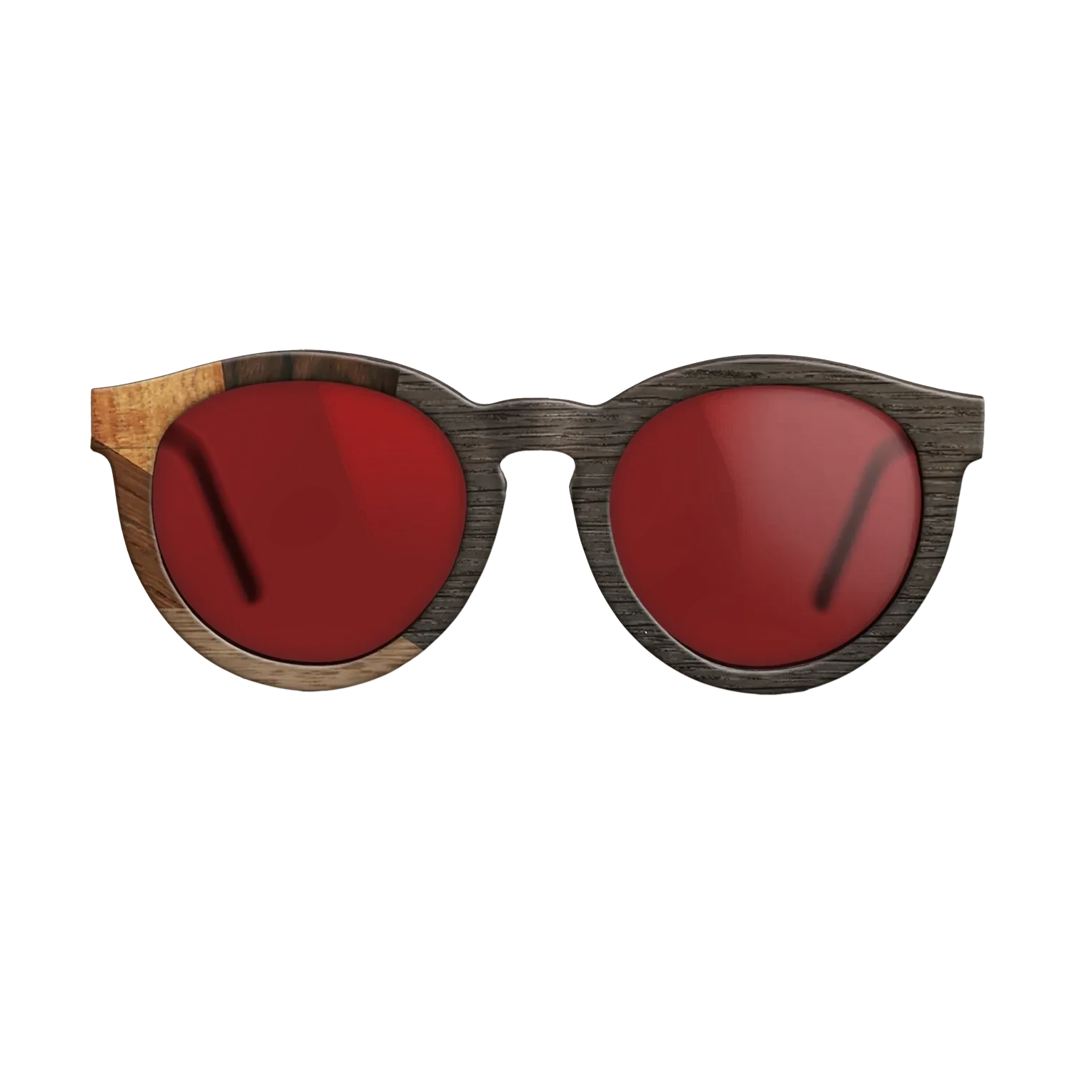 Walnut: Straight Grain,Ziricote Dark Quartered,Koa,Wenge,Fumed Oak: Mosaic - The Rebel - Round - 1841 - SIRIS wood optic
