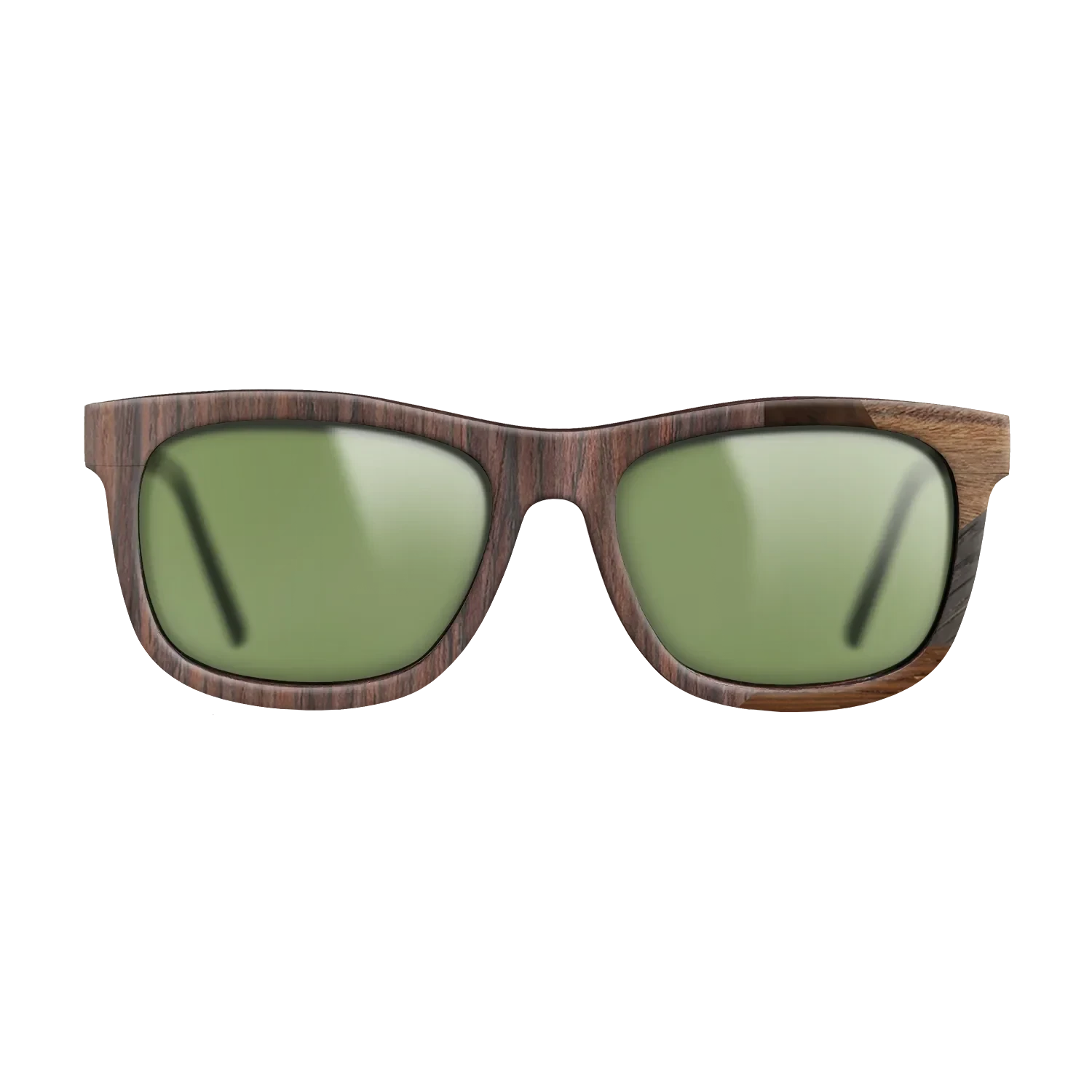 Walnut Burl,Wenge,Rosewood Reconstituted,Santos Rosewood Dark: Mosaic - The Hero - Square - 1776 - SIRIS wood optic