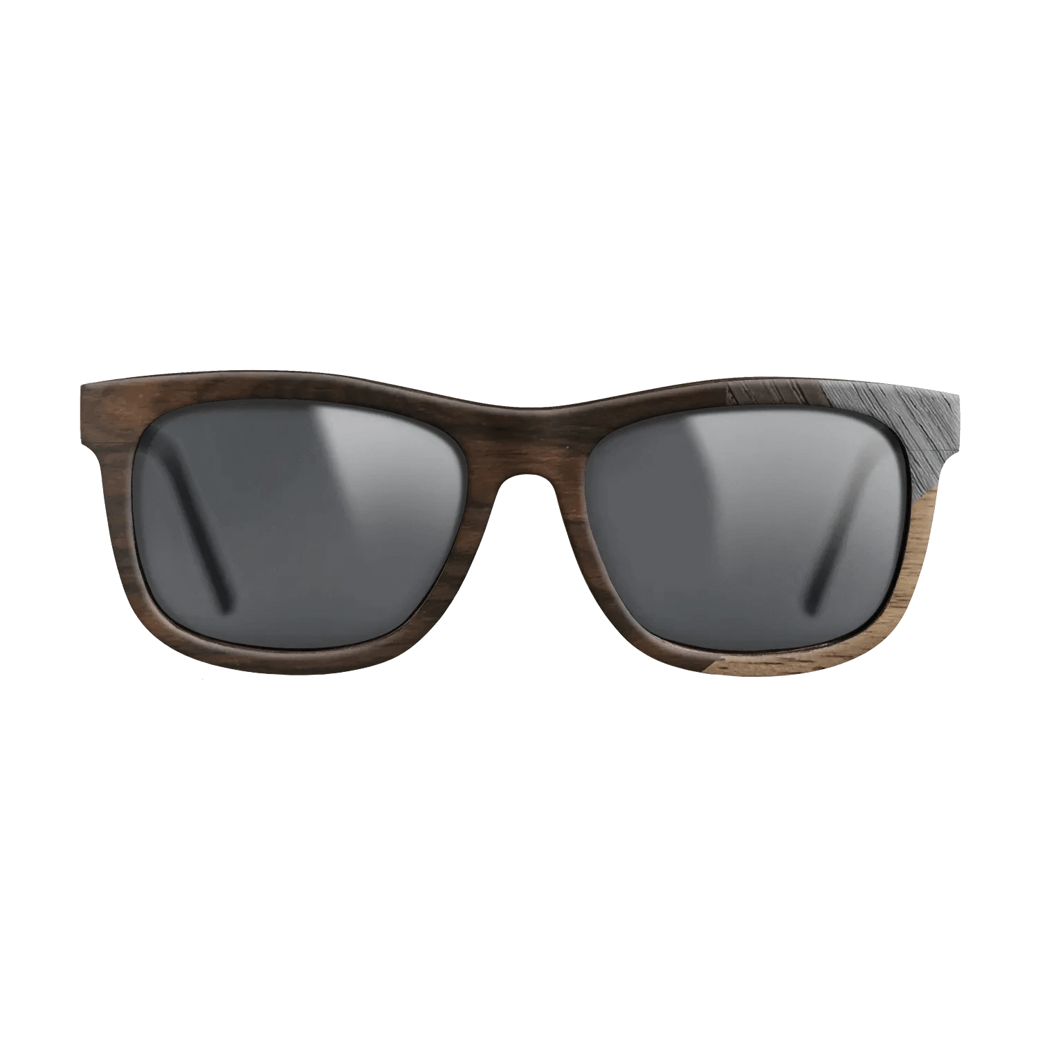 Ziricote Dark Quartered,Walnut: Straight Grain,Fumed Oak,Poplar Dyed: Grey: Mosaic - The Hero - Square - 1883 - SIRIS wood optic