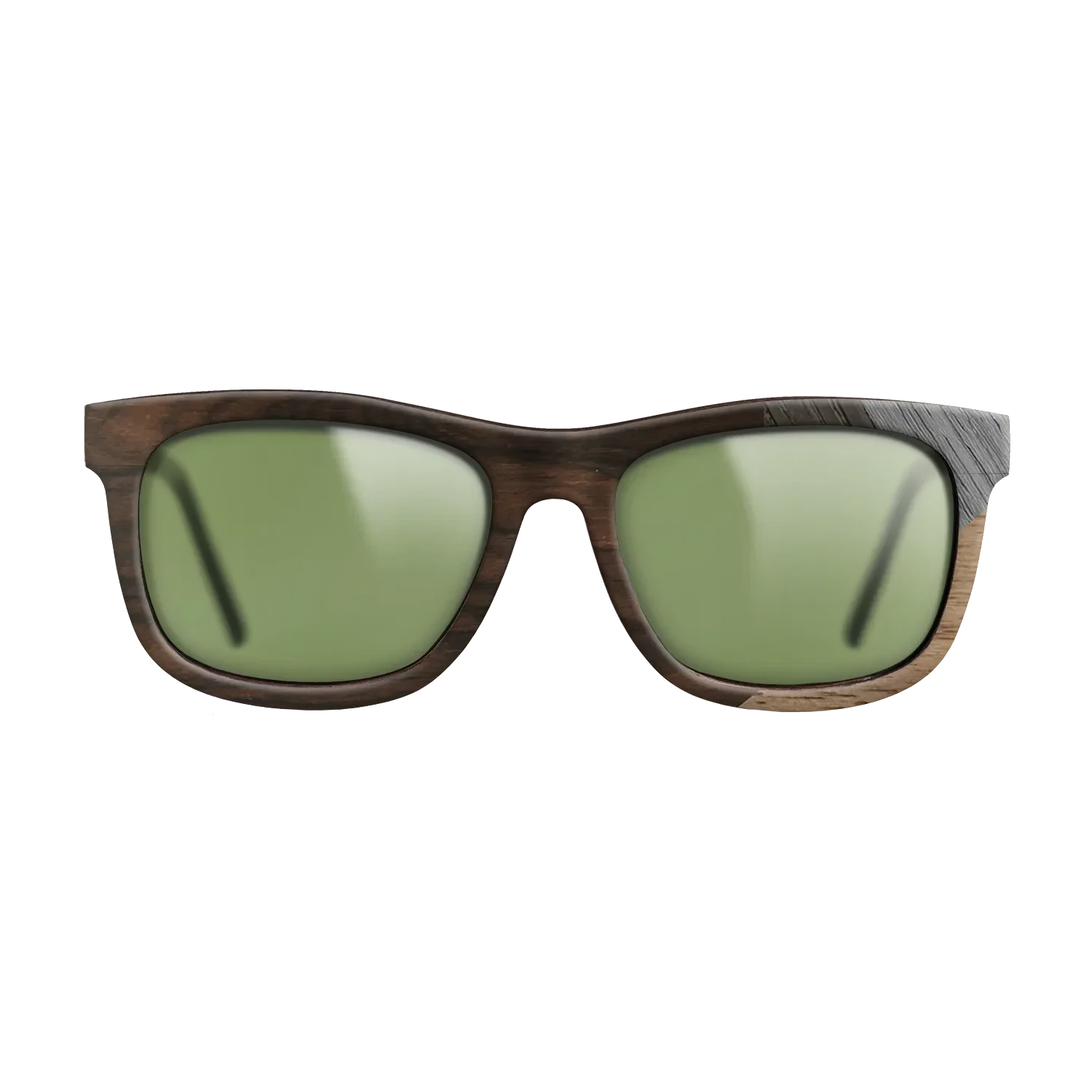 Ziricote Dark Quartered,Walnut: Straight Grain,Fumed Oak,Poplar Dyed: Grey: Mosaic - The Hero - Square - 1883 - SIRIS wood optic