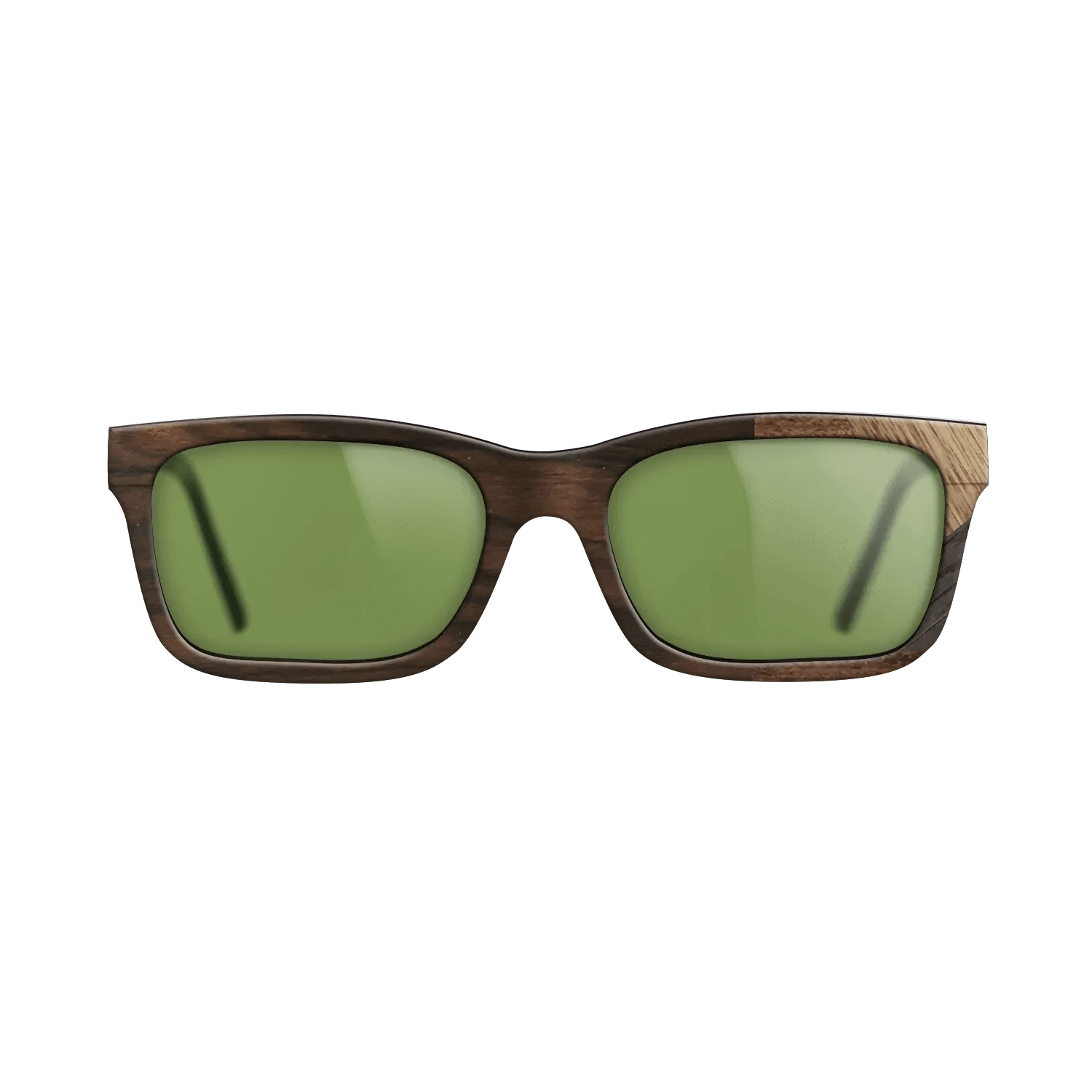 Ziricote Dark Quartered,Walnut: Straight Grain,Santos Rosewood Light,Fumed Oak: Mosaic - The Sage - Rectangle - 1453 - SIRIS wood optic