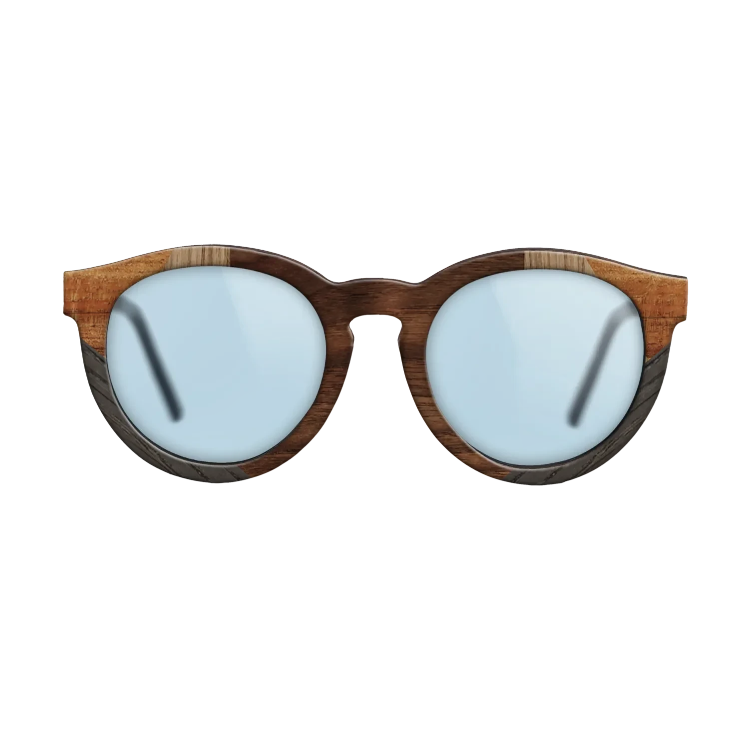 Koa,Walnut: Straight Grain,Walnut Claro Dark,Santos Rosewood Dark,Fumed Oak: Recursive - The Rebel - Round - 1478 - SIRIS wood optic