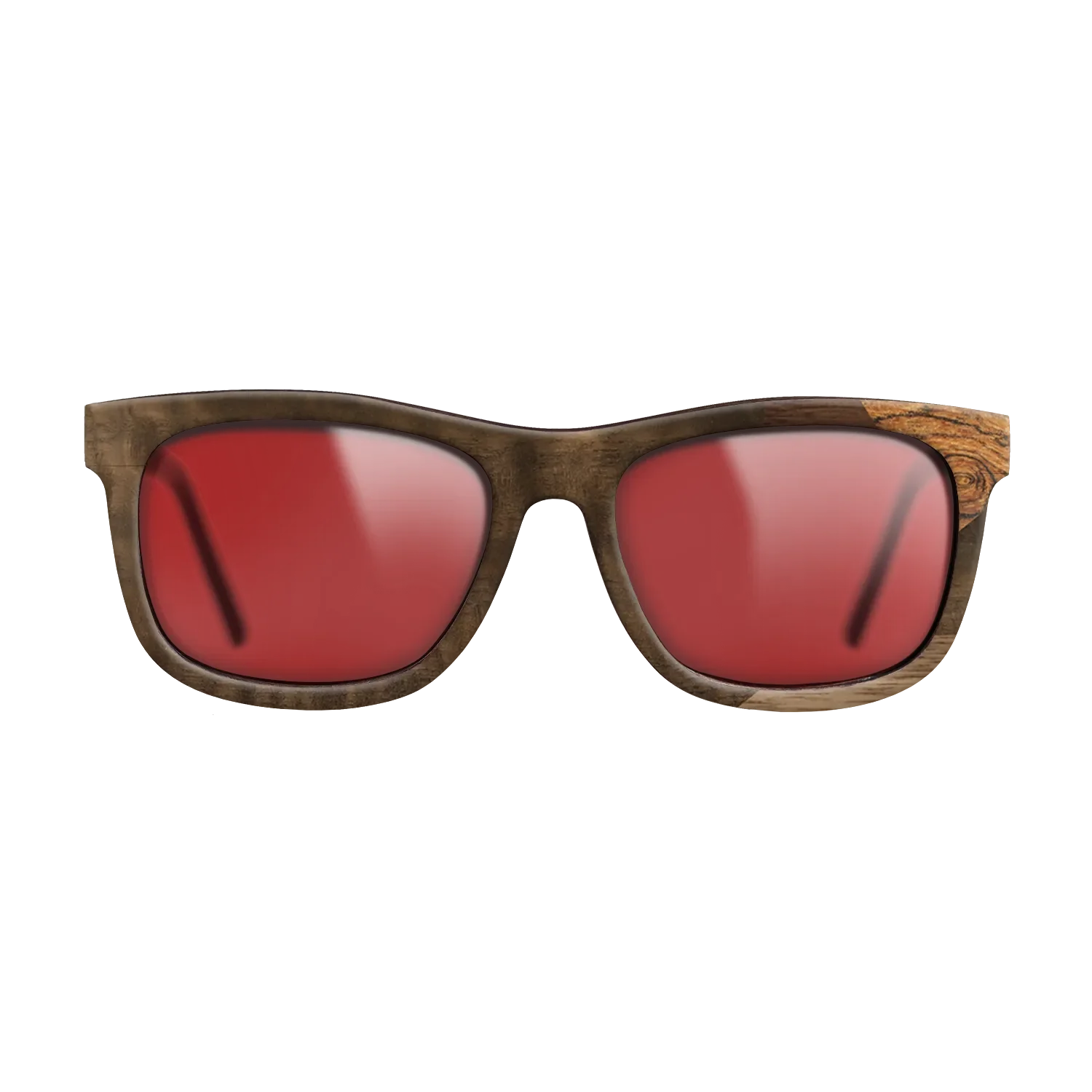 Fumed Eucalyptus,Bocote,Walnut Claro Light,Ziricote Dark Quartered: Mosaic - The Hero - Square - 1764 - SIRIS wood optic