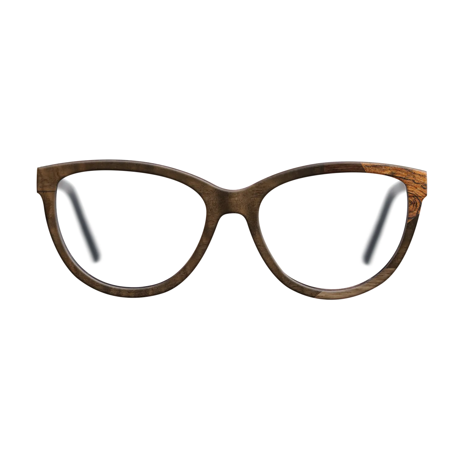 Fumed Eucalyptus,Bocote,Walnut Claro Light,Ziricote Dark Quartered: Mosaic - The Maiden - Cat - 1764 - SIRIS wood optic