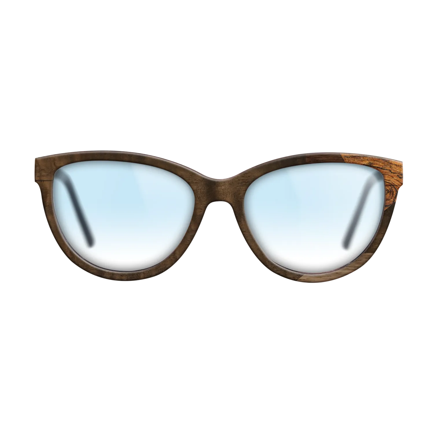 Fumed Eucalyptus,Bocote,Walnut Claro Light,Ziricote Dark Quartered: Mosaic - The Maiden - Cat - 1764 - SIRIS wood optic