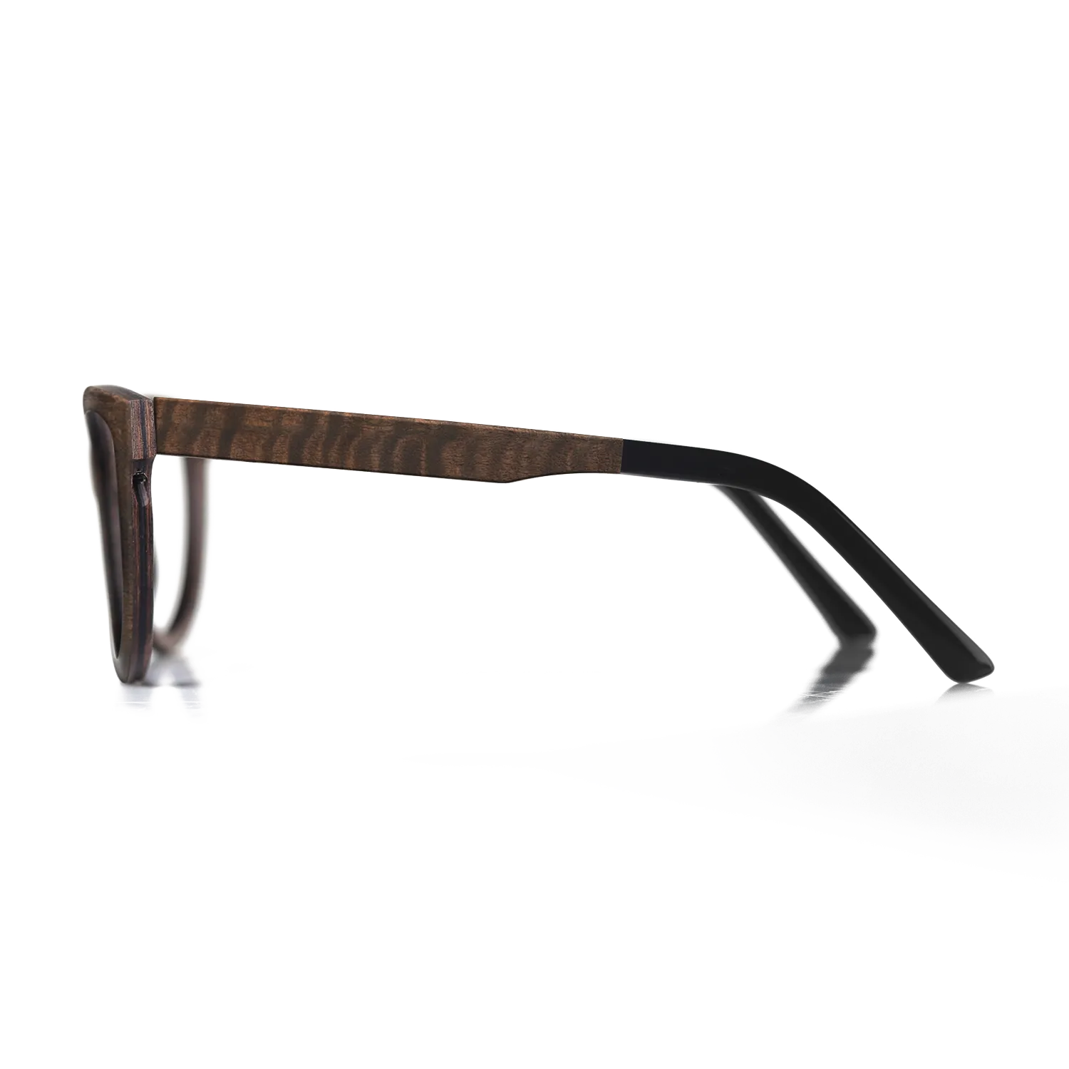 Fumed Eucalyptus,Italian Ebony: Angle Cut - The Hero - Square - 1548 - SIRIS wood optic