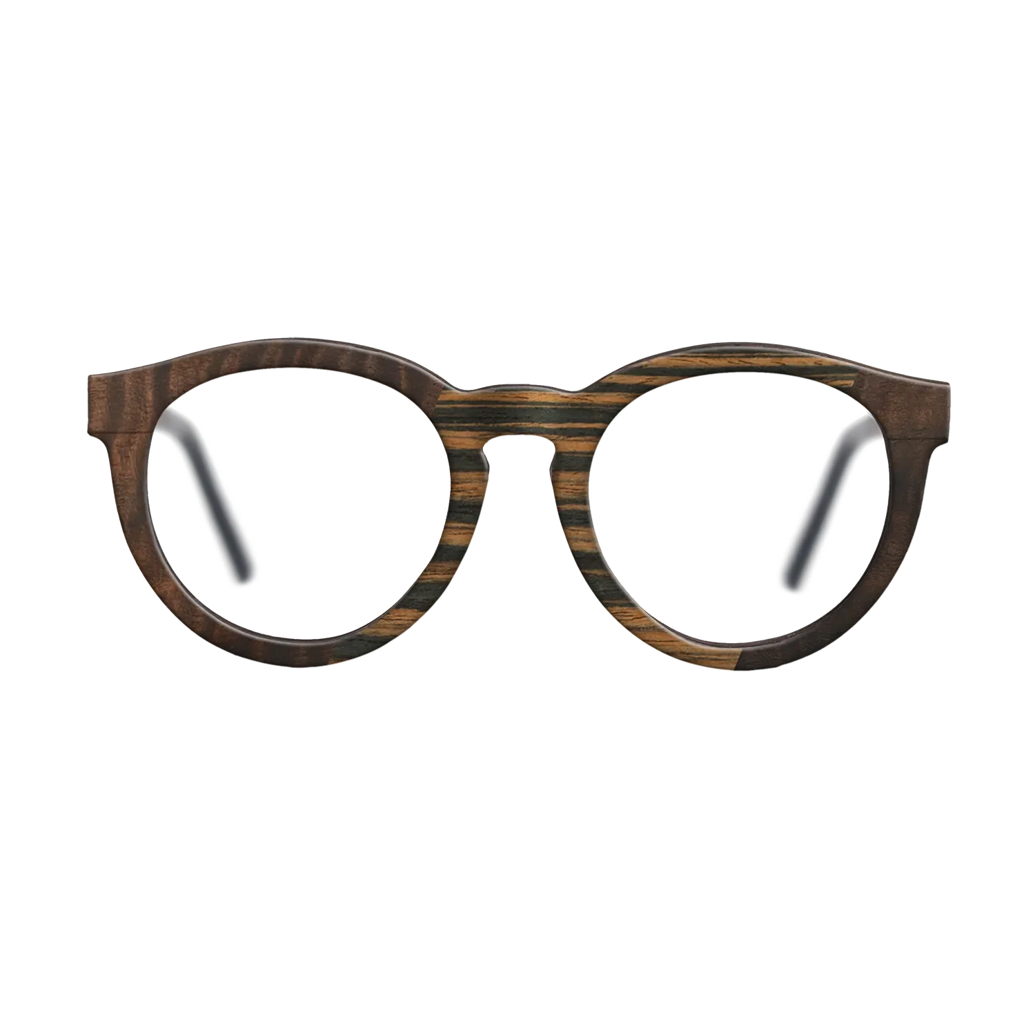 Fumed Eucalyptus,Italian Ebony: Angle Cut - The Rebel - Round - 1548 - SIRIS wood optic