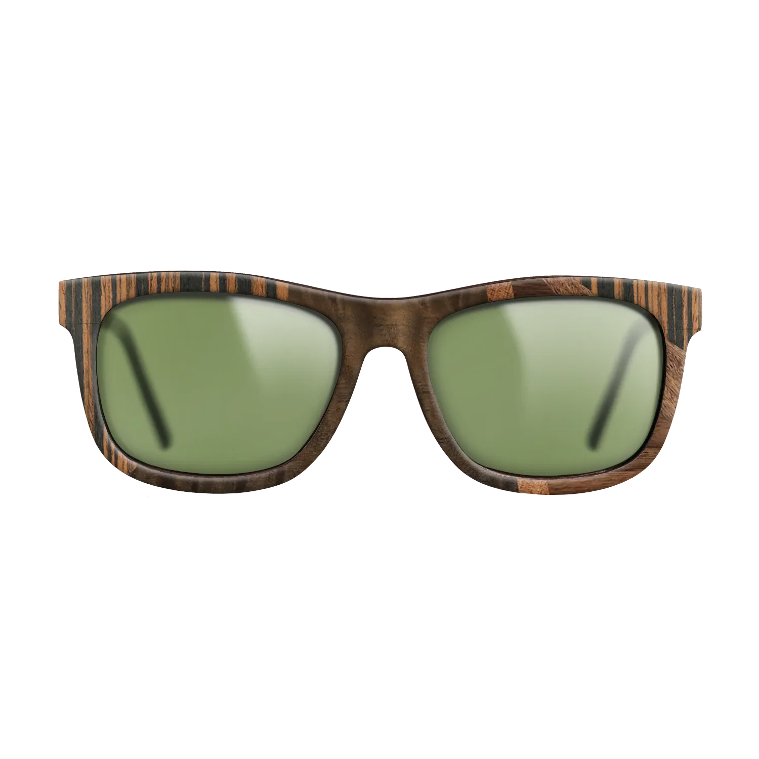 Fumed Eucalyptus,Koa,Italian Ebony,Santos Rosewood Light: Fractal - The Hero - Square - 1263 - SIRIS wood optic