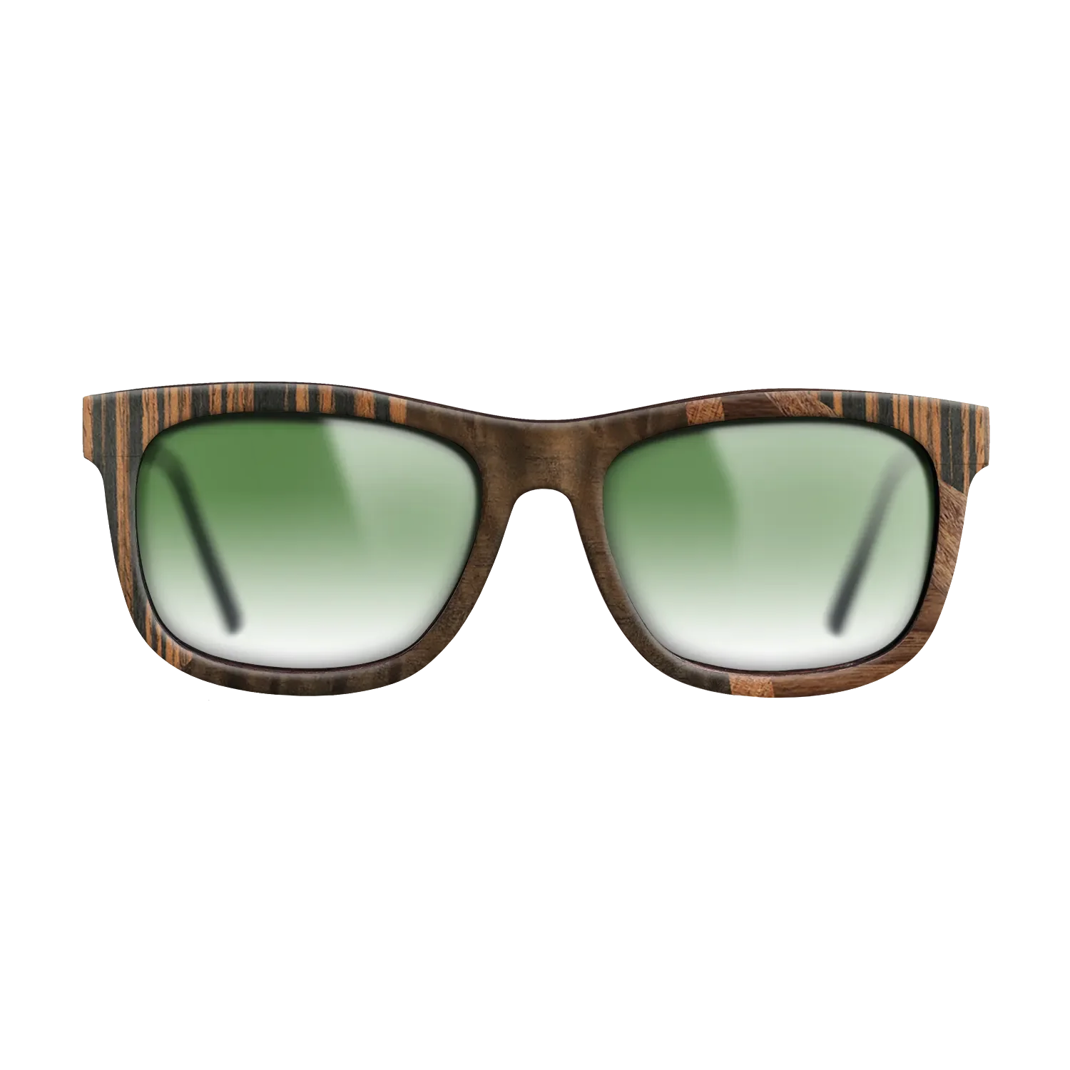 Fumed Eucalyptus,Koa,Italian Ebony,Santos Rosewood Light: Fractal - The Hero - Square - 1263 - SIRIS wood optic