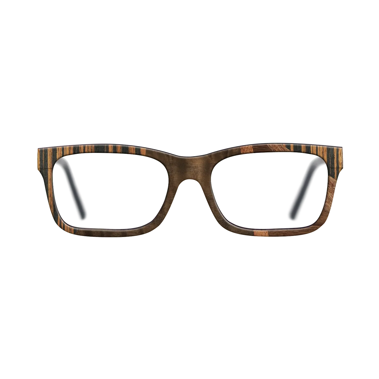 Fumed Eucalyptus,Koa,Italian Ebony,Santos Rosewood Light: Fractal - The Sage - Rectangle - 1263 - SIRIS wood optic