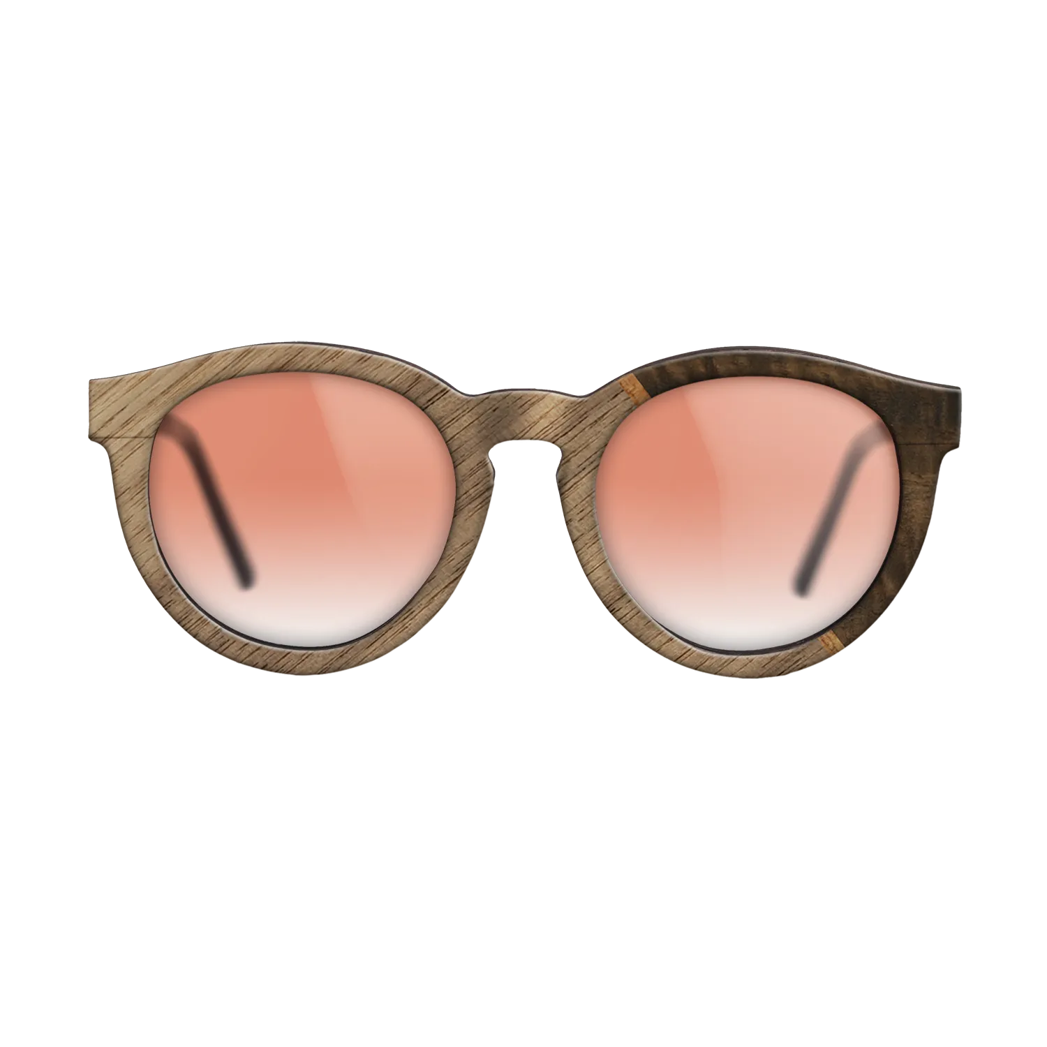 Fumed Eucalyptus,Koa,Walnut: Straight Grain: Angle Cut - The Rebel - Round - 1802 - SIRIS wood optic