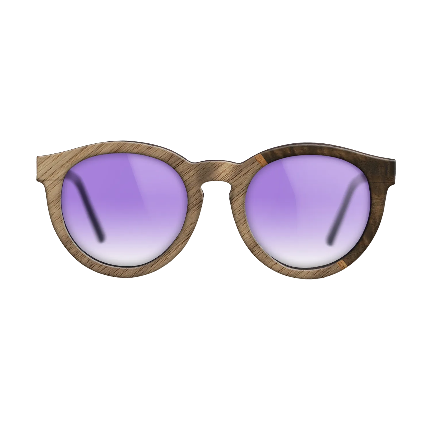 Fumed Eucalyptus,Koa,Walnut: Straight Grain: Angle Cut - The Rebel - Round - 1802 - SIRIS wood optic