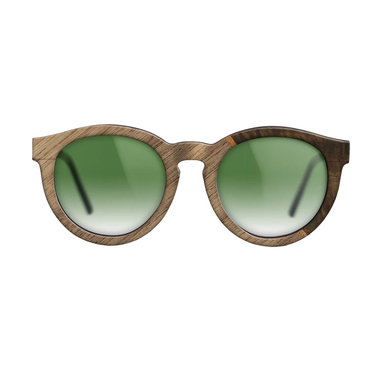 Fumed Eucalyptus,Koa,Walnut: Straight Grain: Angle Cut - The Rebel - Round - 1802 - SIRIS wood optic