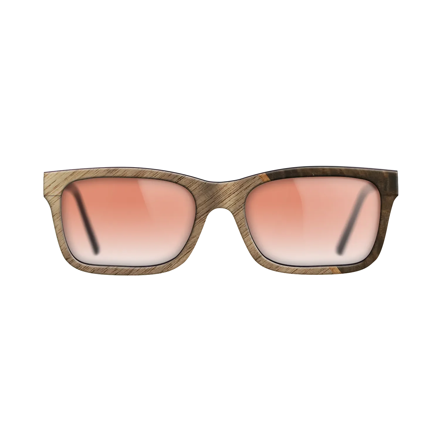 Fumed Eucalyptus,Koa,Walnut: Straight Grain: Angle Cut - The Sage - Rectangle - 1802 - SIRIS wood optic