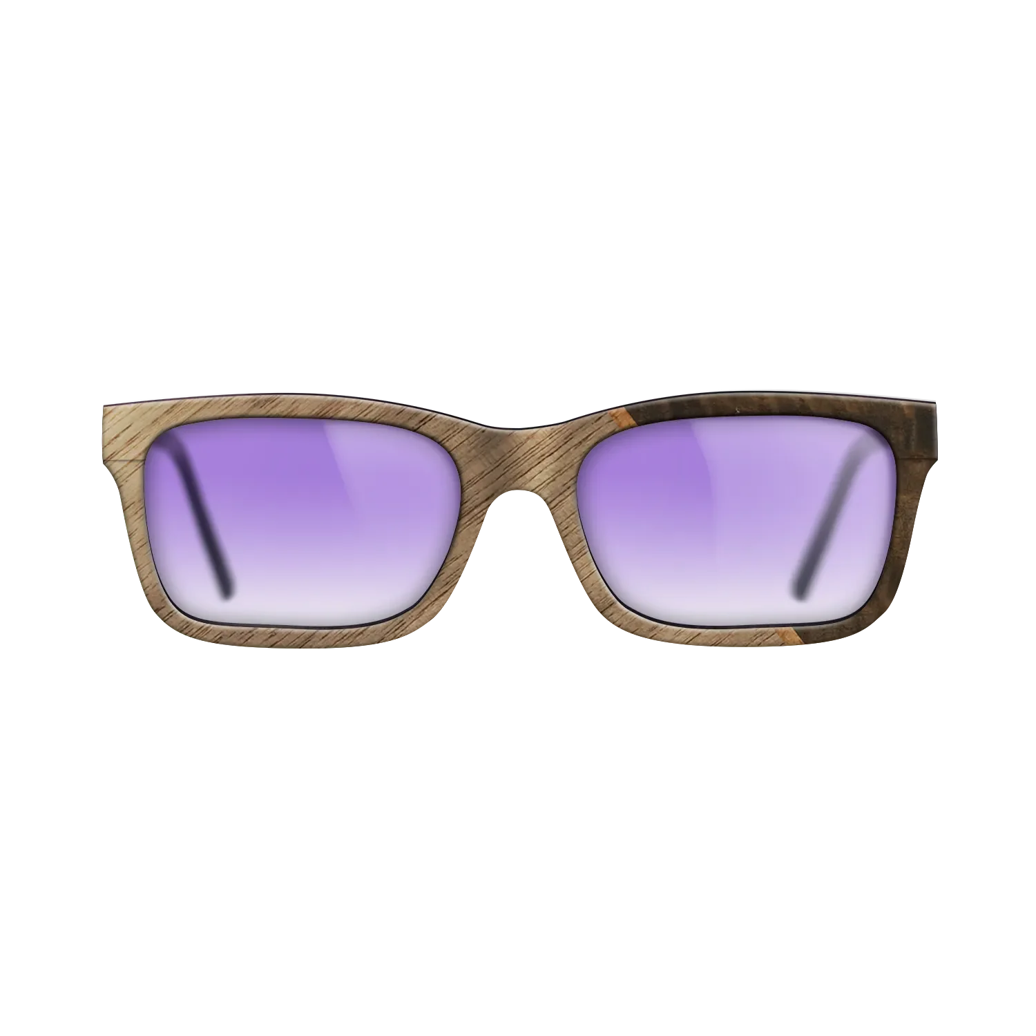 Fumed Eucalyptus,Koa,Walnut: Straight Grain: Angle Cut - The Sage - Rectangle - 1802 - SIRIS wood optic