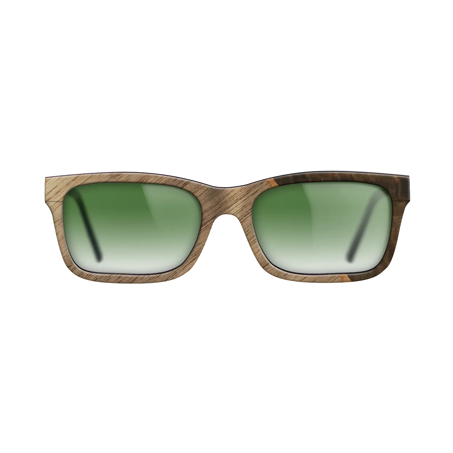 Fumed Eucalyptus,Koa,Walnut: Straight Grain: Angle Cut - The Sage - Rectangle - 1802 - SIRIS wood optic