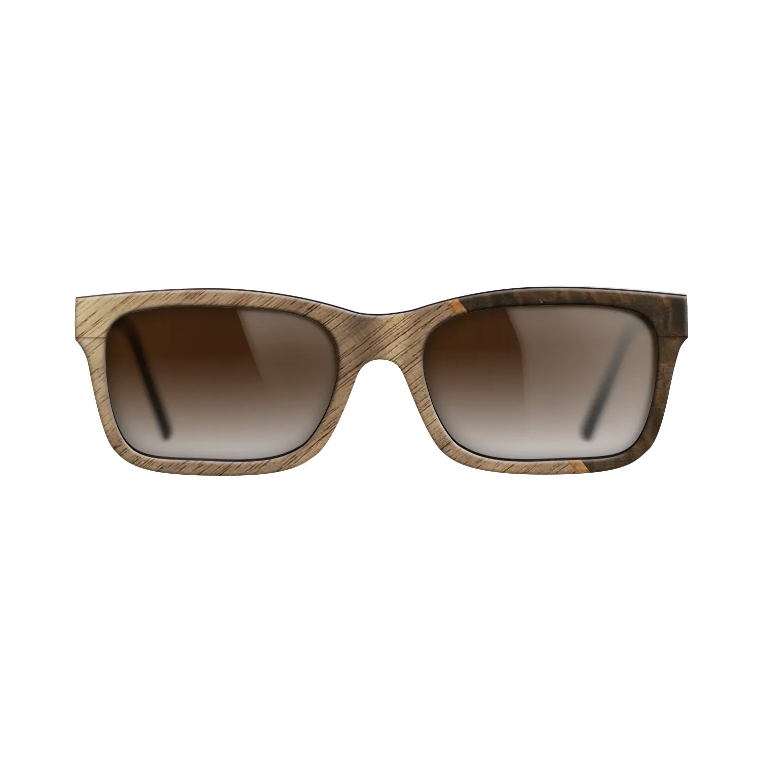 Fumed Eucalyptus,Koa,Walnut: Straight Grain: Angle Cut - The Sage - Rectangle - 1802 - SIRIS wood optic