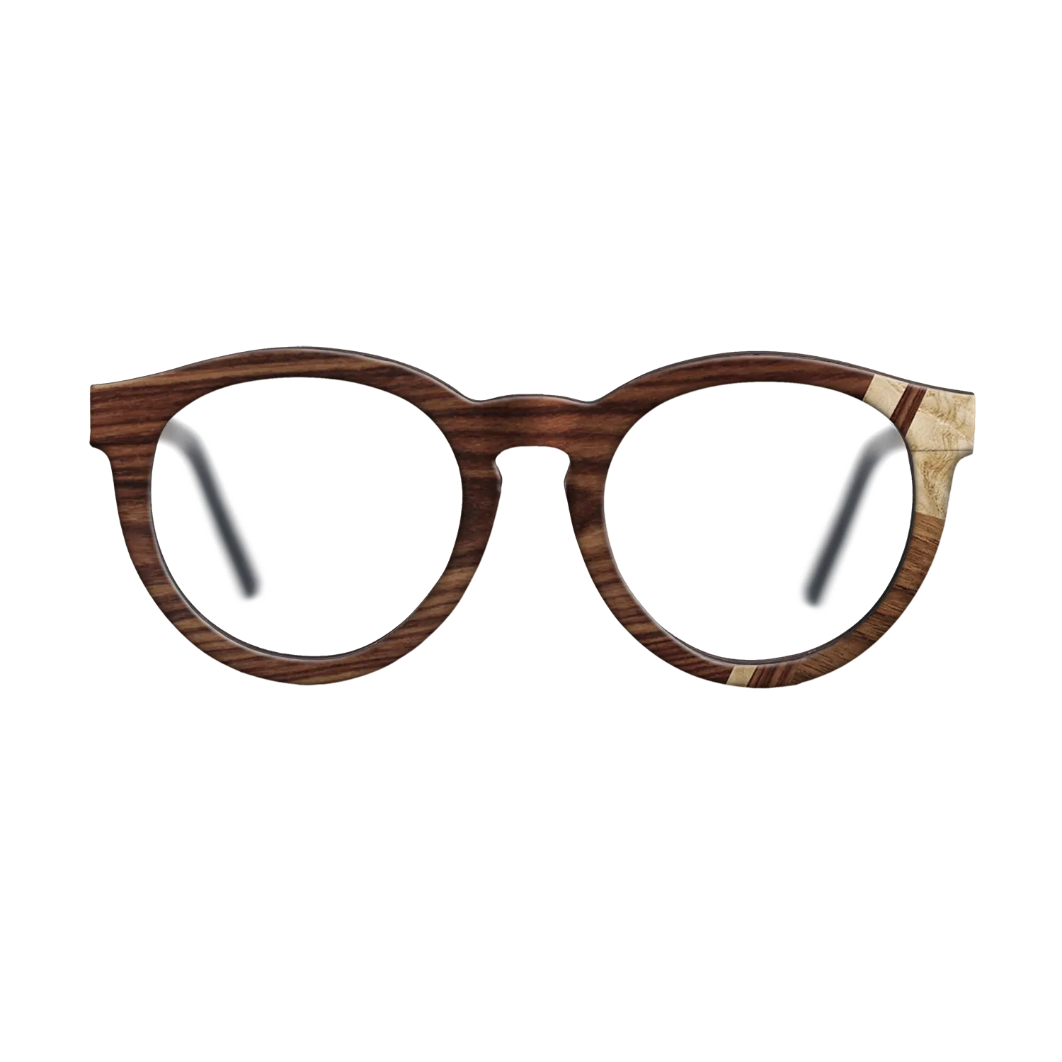 Fumed Eucalyptus,Olive Burl,Kingwood: Mosaic - The Rebel - Round - 1624 - SIRIS wood optic