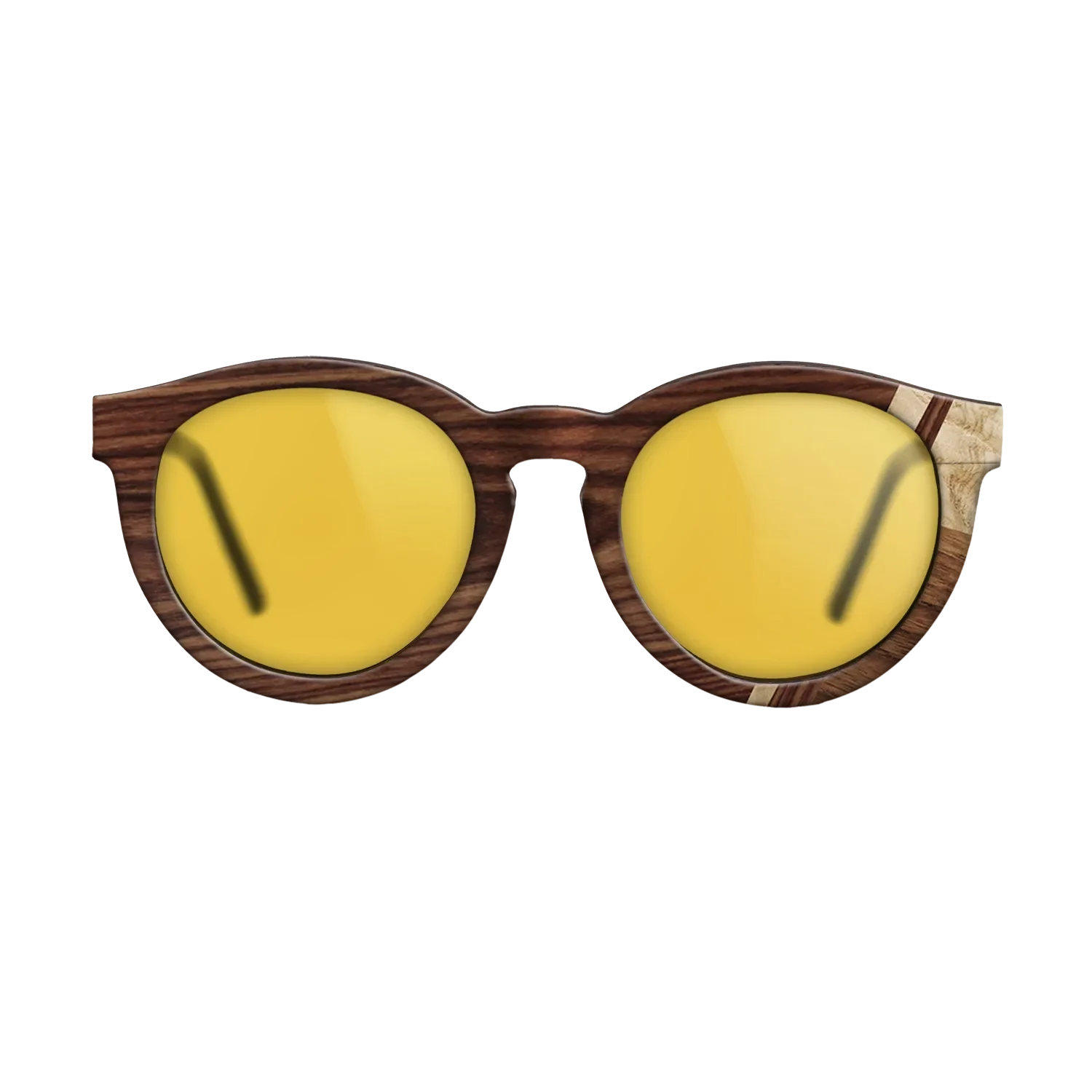 Fumed Eucalyptus,Olive Burl,Kingwood: Mosaic - The Rebel - Round - 1624 - SIRIS wood optic