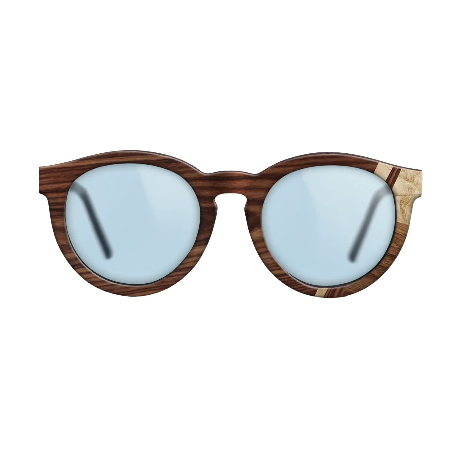 Fumed Eucalyptus,Olive Burl,Kingwood: Mosaic - The Rebel - Round - 1624 - SIRIS wood optic